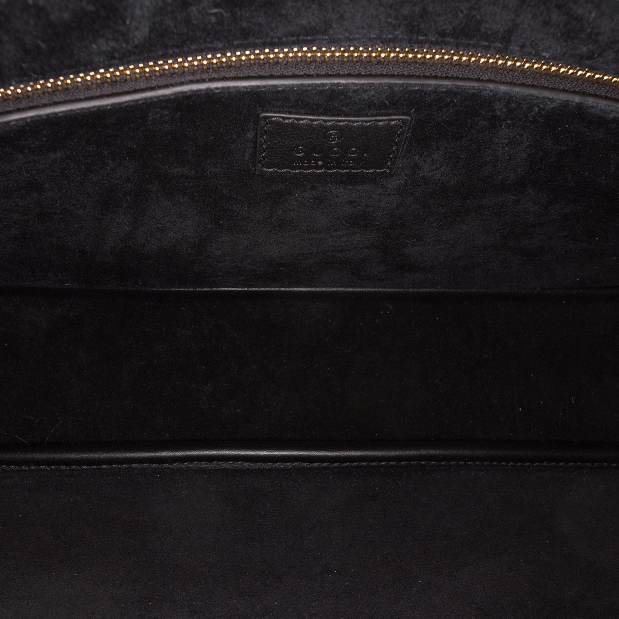 Gucci Medium Calfskin GG Emblem Shoulder Bag