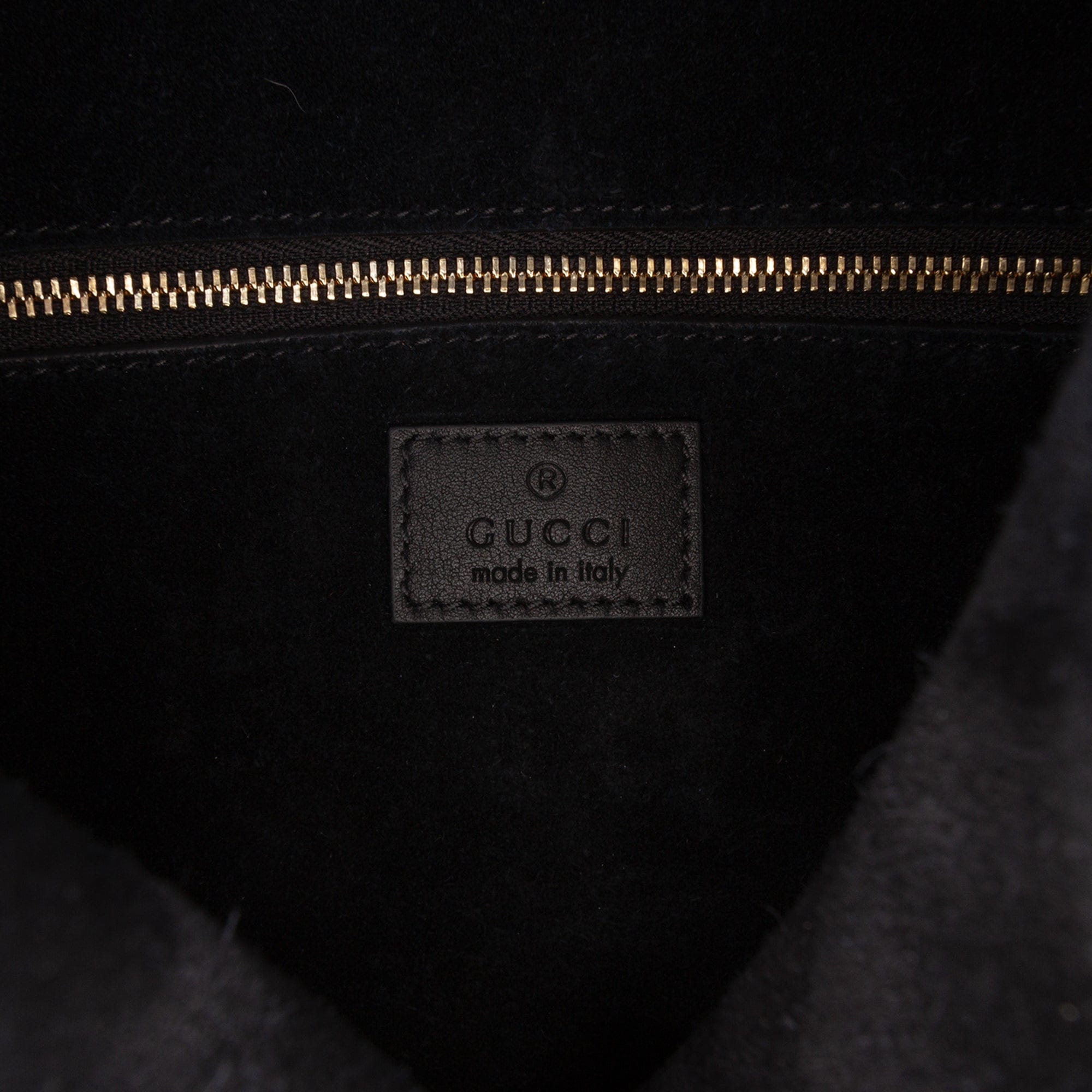 Gucci Medium Calfskin GG Emblem Shoulder Bag