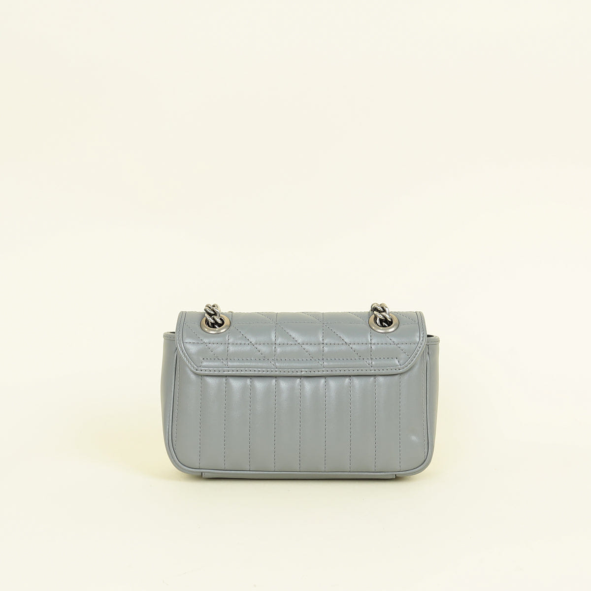 Gucci Grey GG Marmont Mix Quilt Small Shoulder Bag