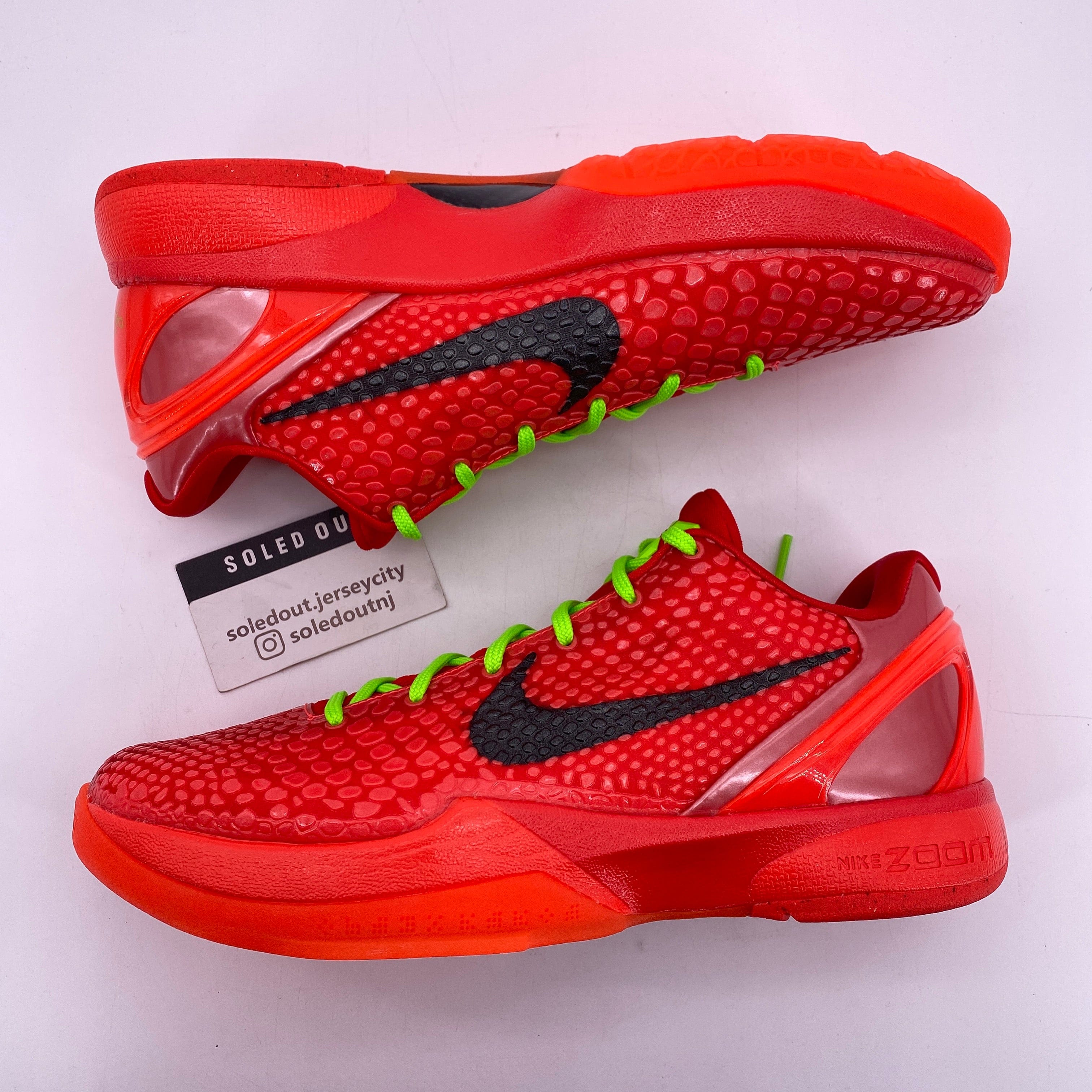 Nike Kobe 6 Protro Reverse Grinch 2023 New Size 10