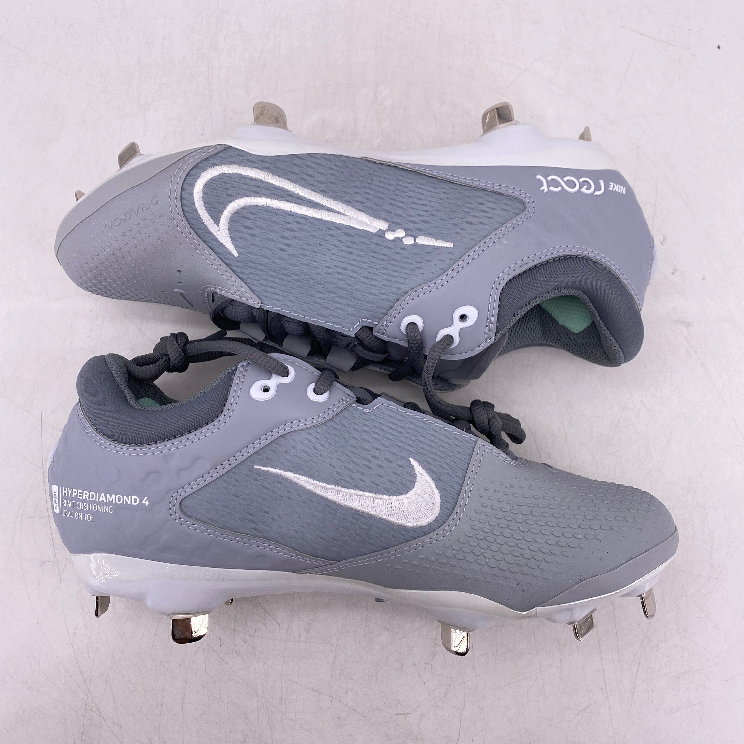Nike (W) Hypediamond 4 Elite Wold Grey White 2023 New Size 7.5W