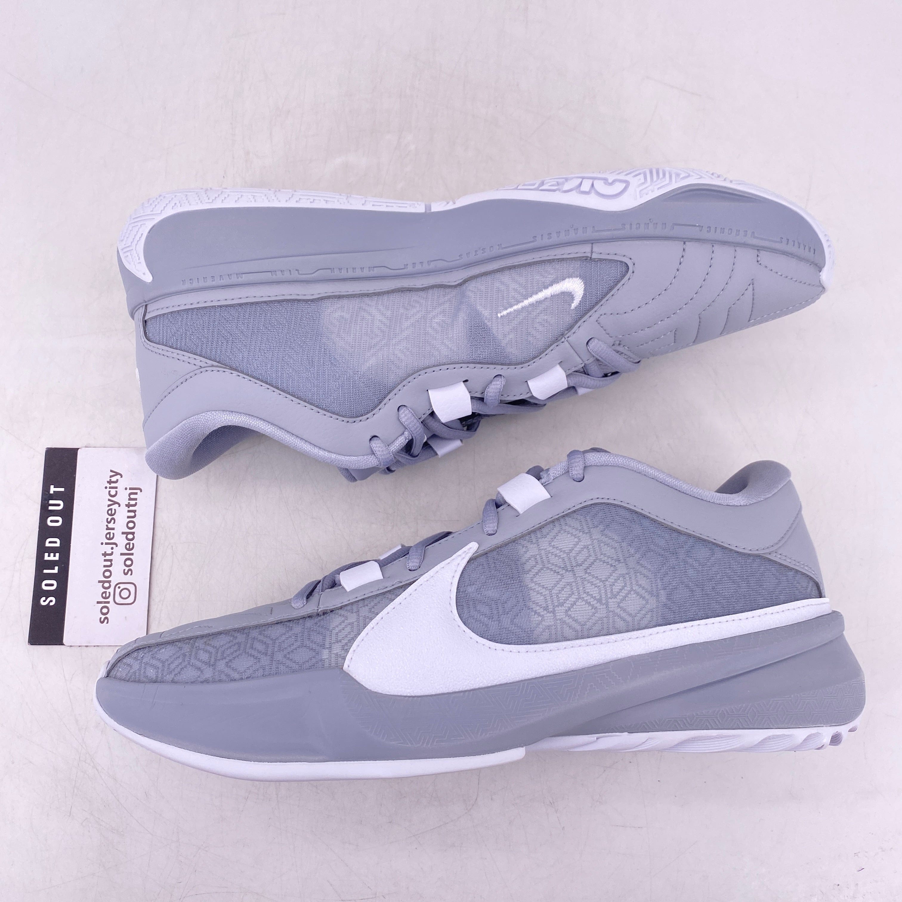 Nike Zoom Freak 5 Wolf Grey Gum 2023 New Size 9