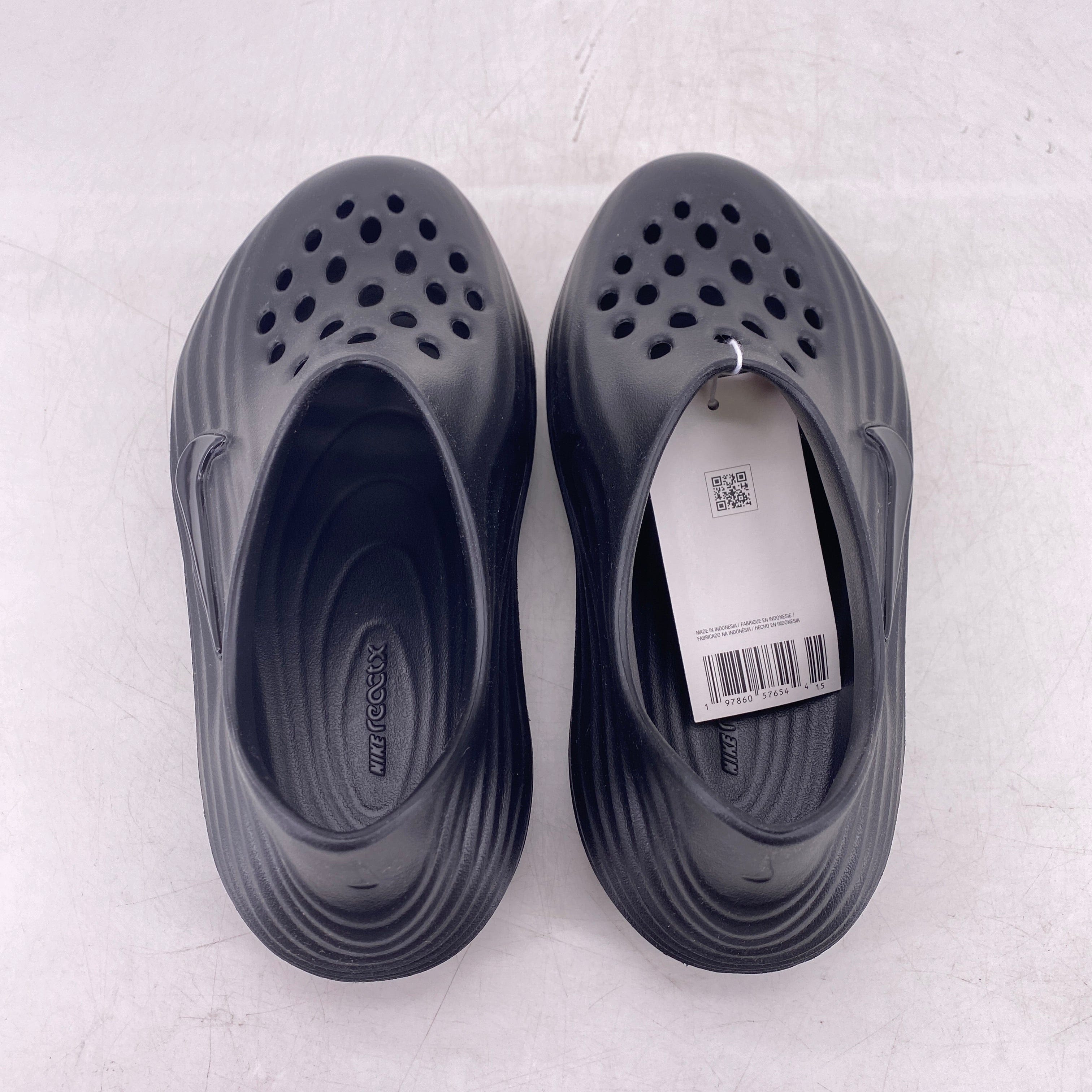Nike ReactX Rejuven8 Triple Black 2025 New Size 4