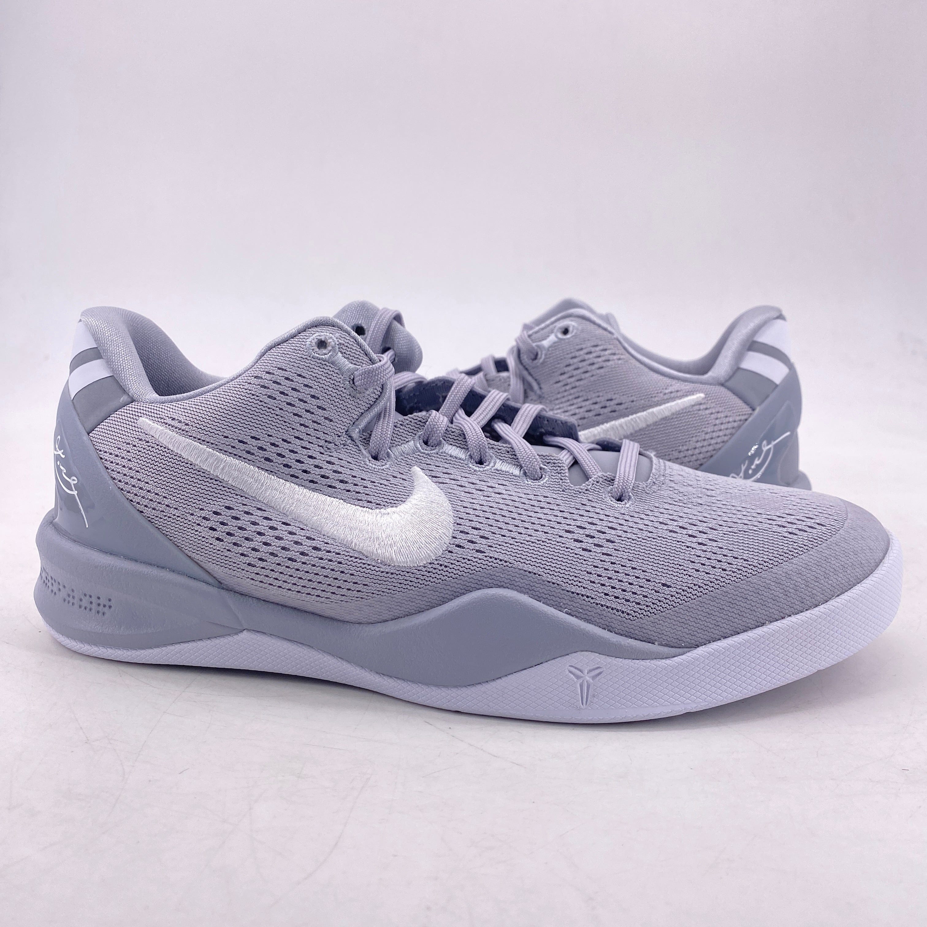 Nike (GS) Kobe 8 Wolf Grey 2024 New Size 5.5Y
