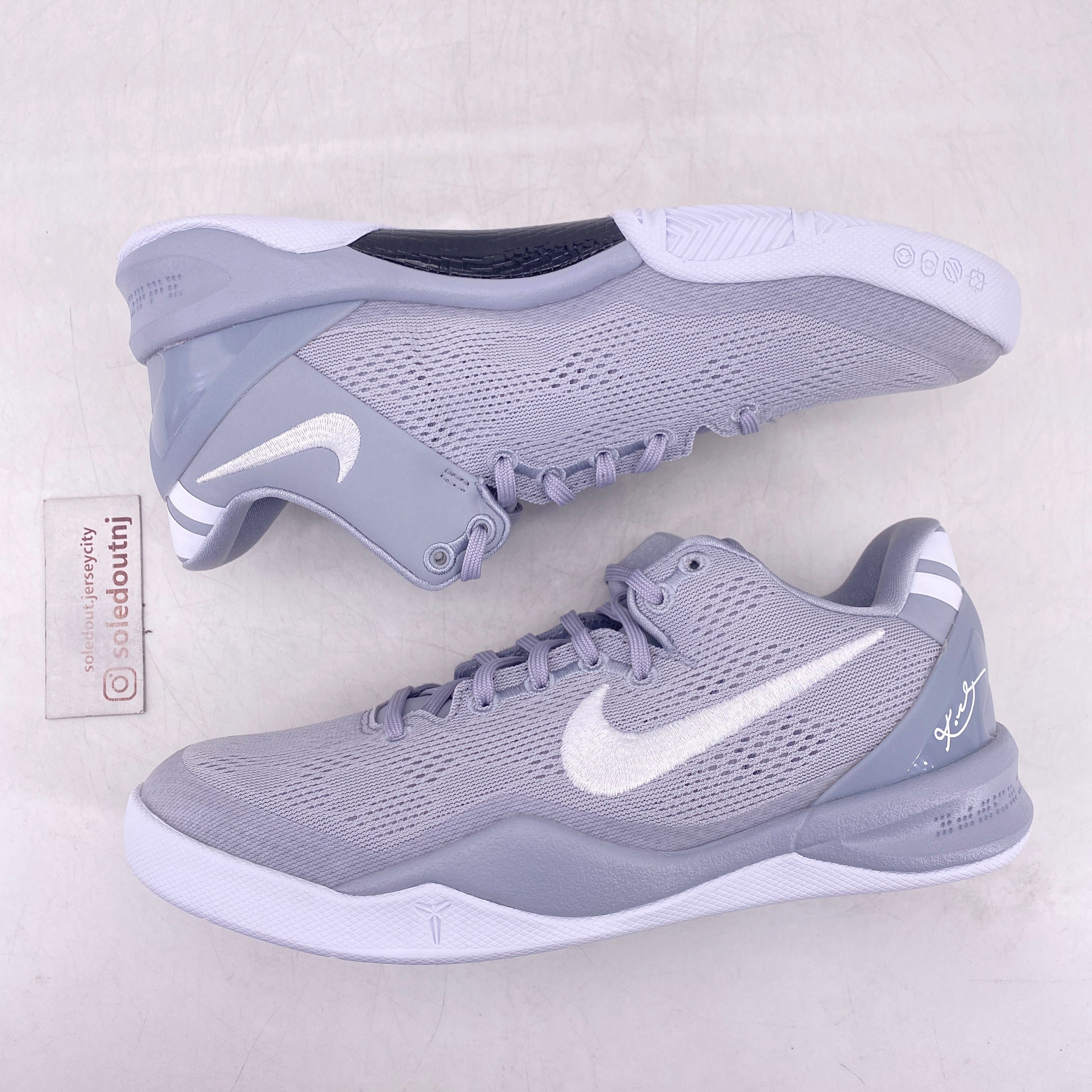 Nike (GS) Kobe 8 Wolf Grey 2024 New Size 5.5Y