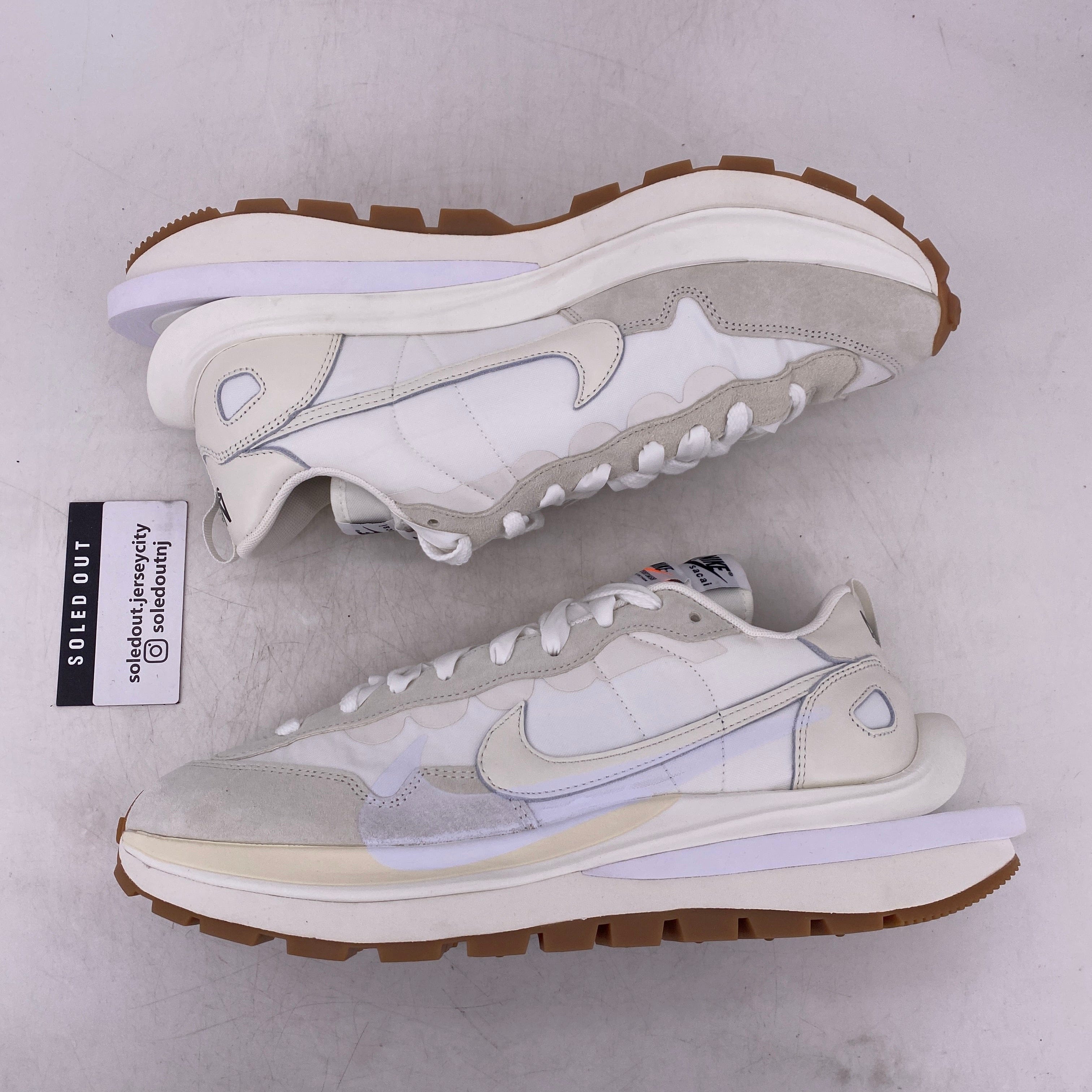 Nike Vaporwaffle / Sacai Sail Gum 2022 New Size 12