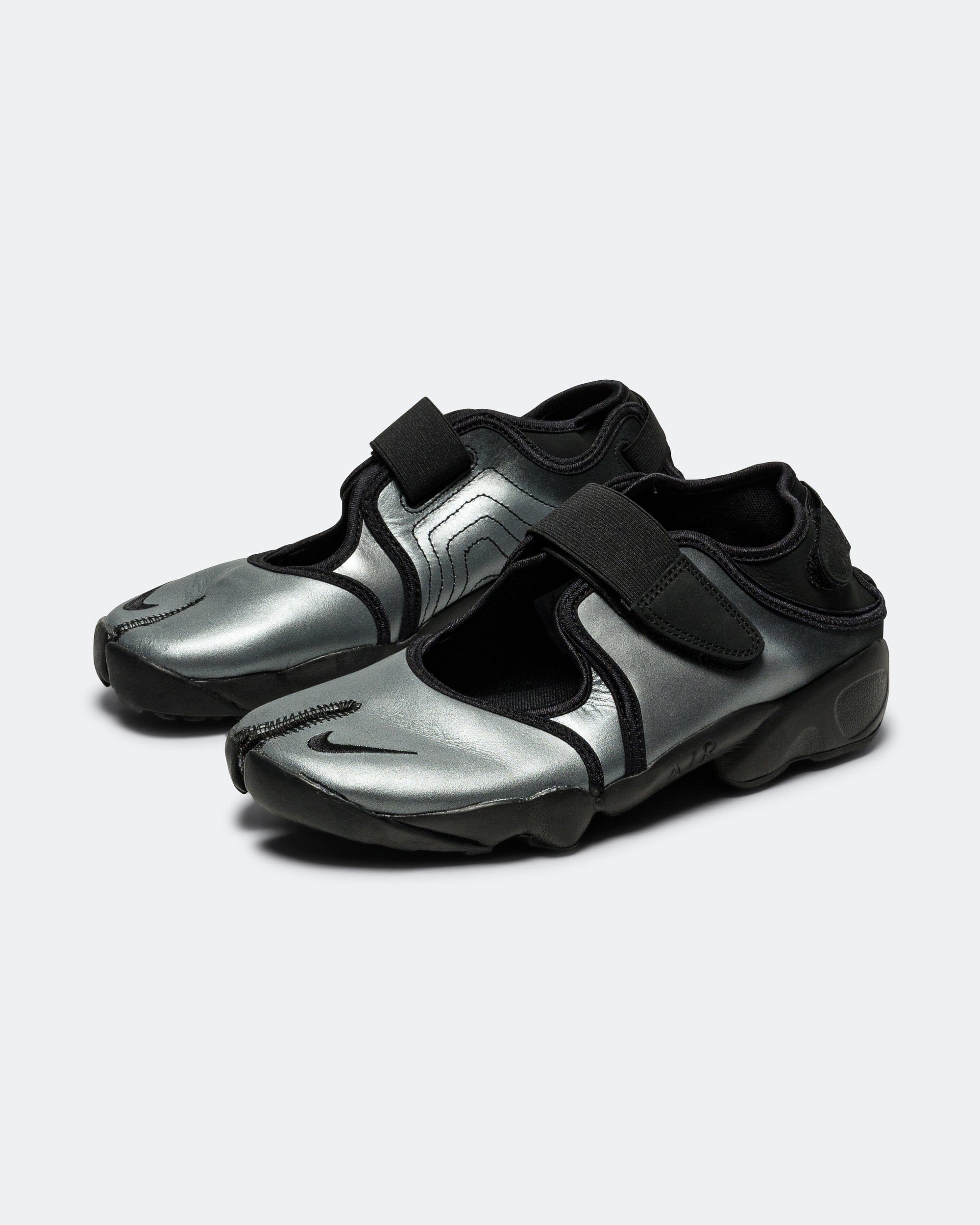 Nike Womens Air Rift - Metallic Silver/Black