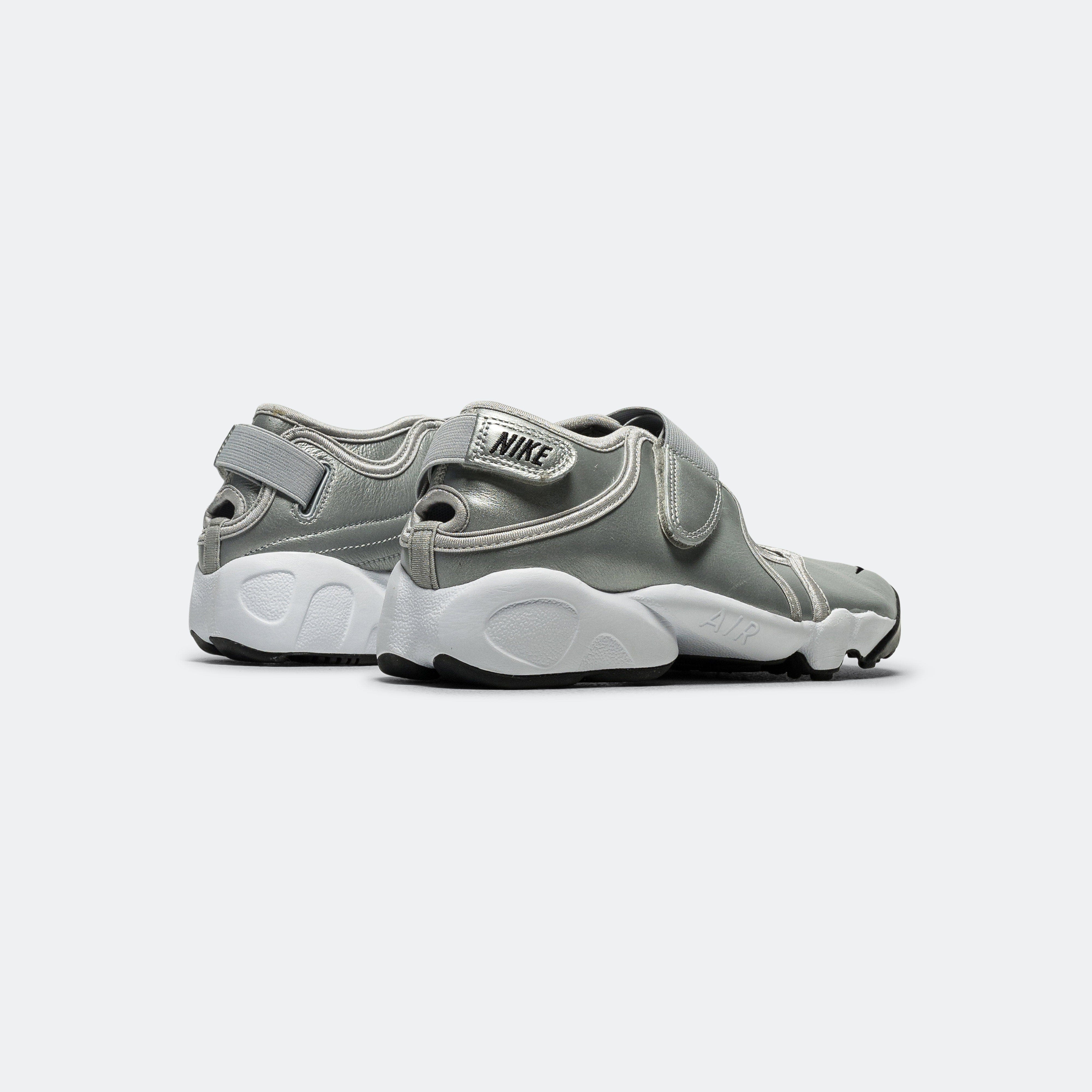 Nike Womens Air Rift - Metallic Silver/Sail - Black