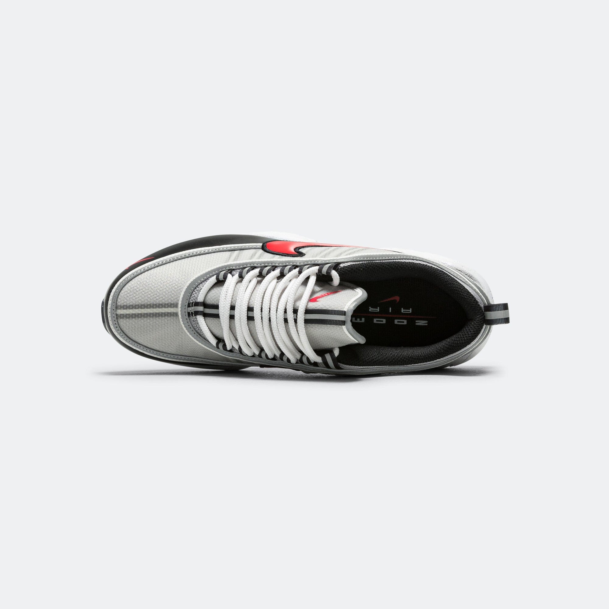 Nike Air Zoom Spiridon - Metallic Silver/Sport Red - Black - White