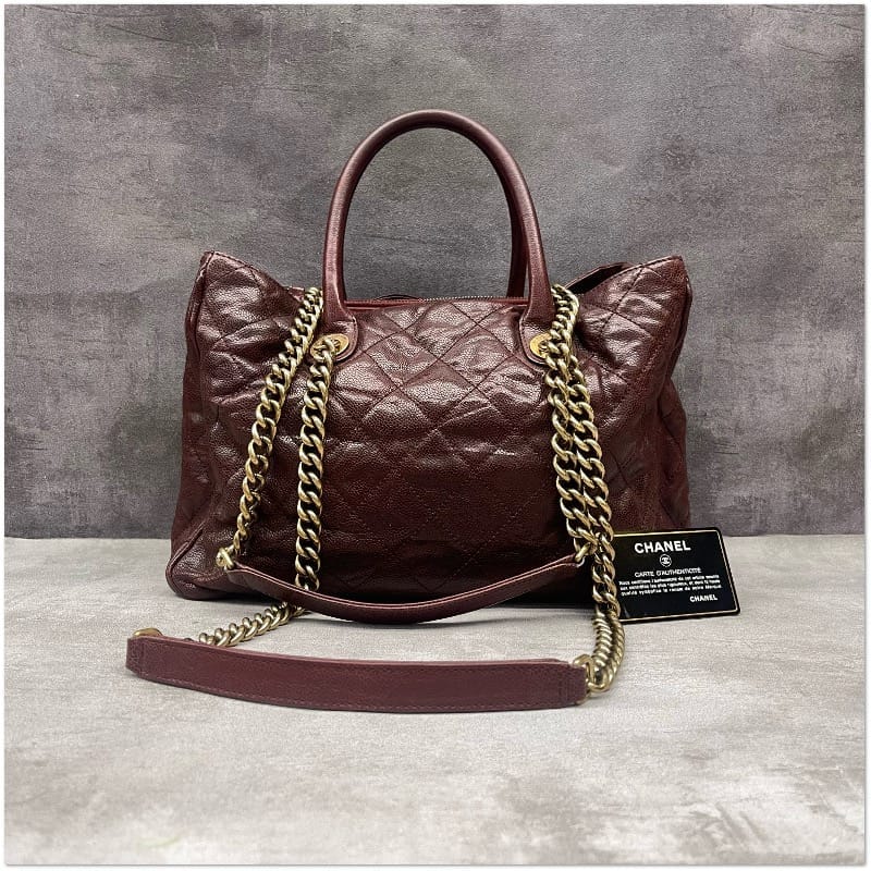 Chanel Caviar Neo Executive Shopping Tote with Gold Hardware C19493979823