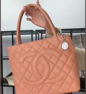 Chanel C26022863 Chanel Medallion Tote Pink Caviar