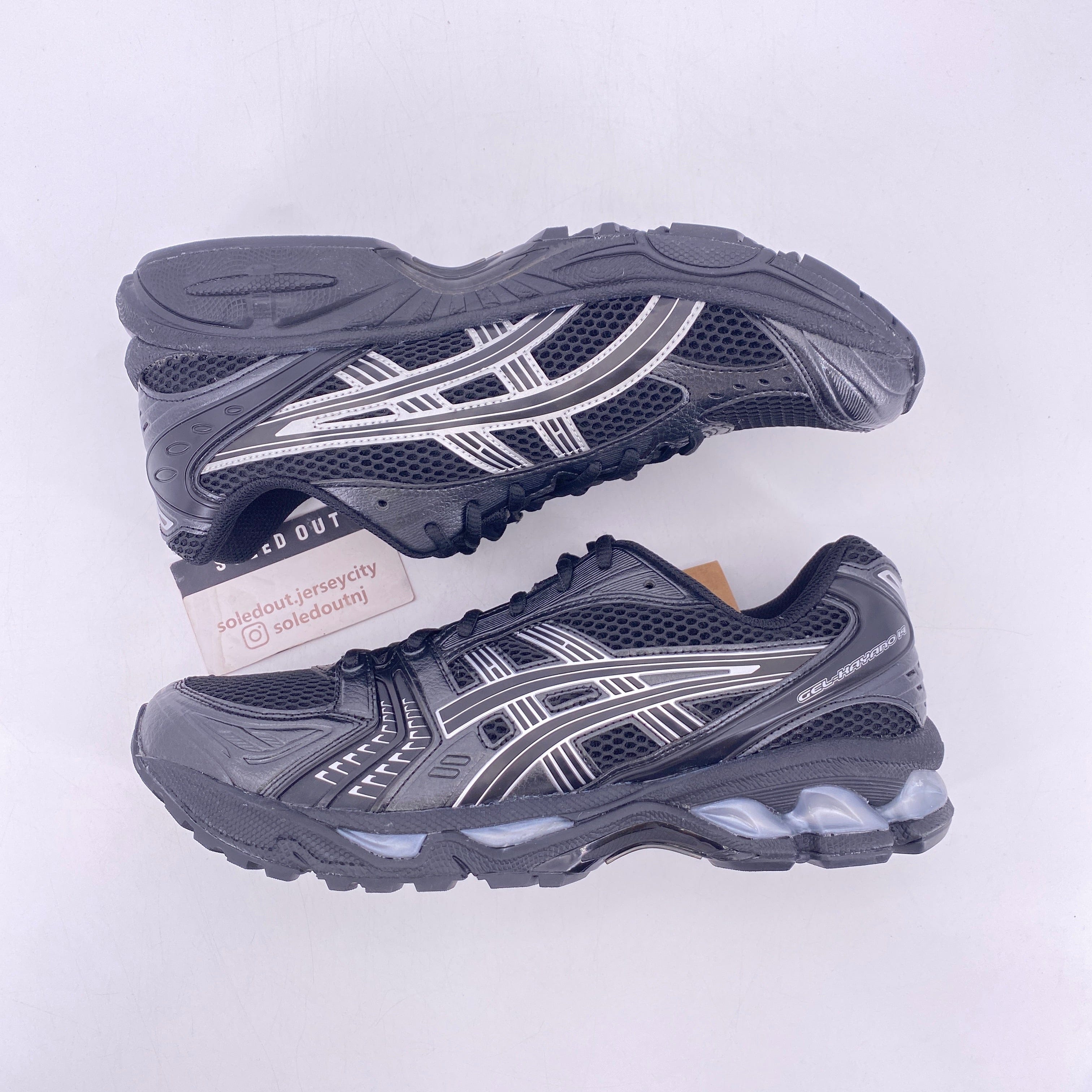 ASICS Gel - Kayano 14 Black Pure Silver 2024 New Size 9.5