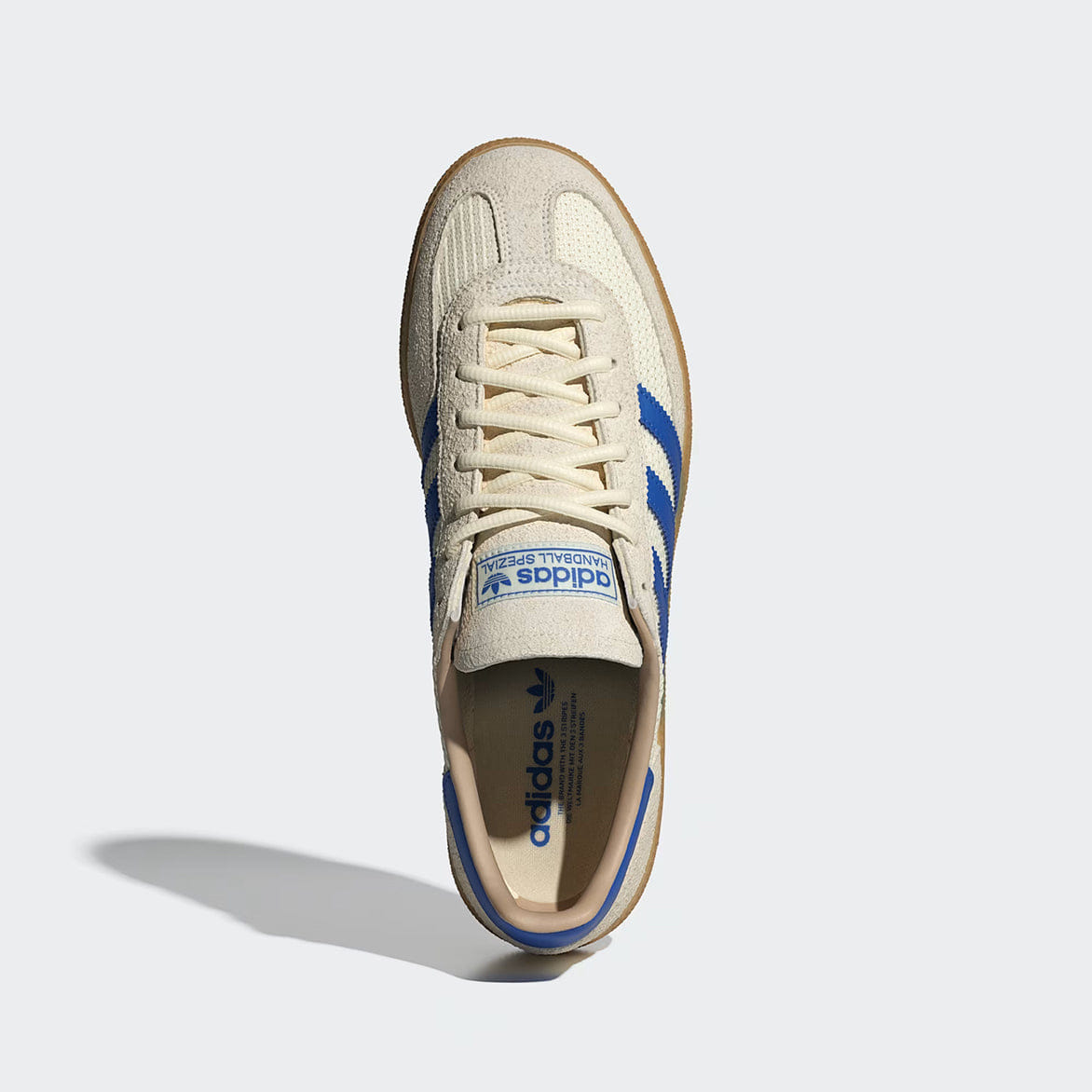 adidas HANDBALL SPEZIAL - CREAM WHITE / BLUE / WARM SANDSTONE