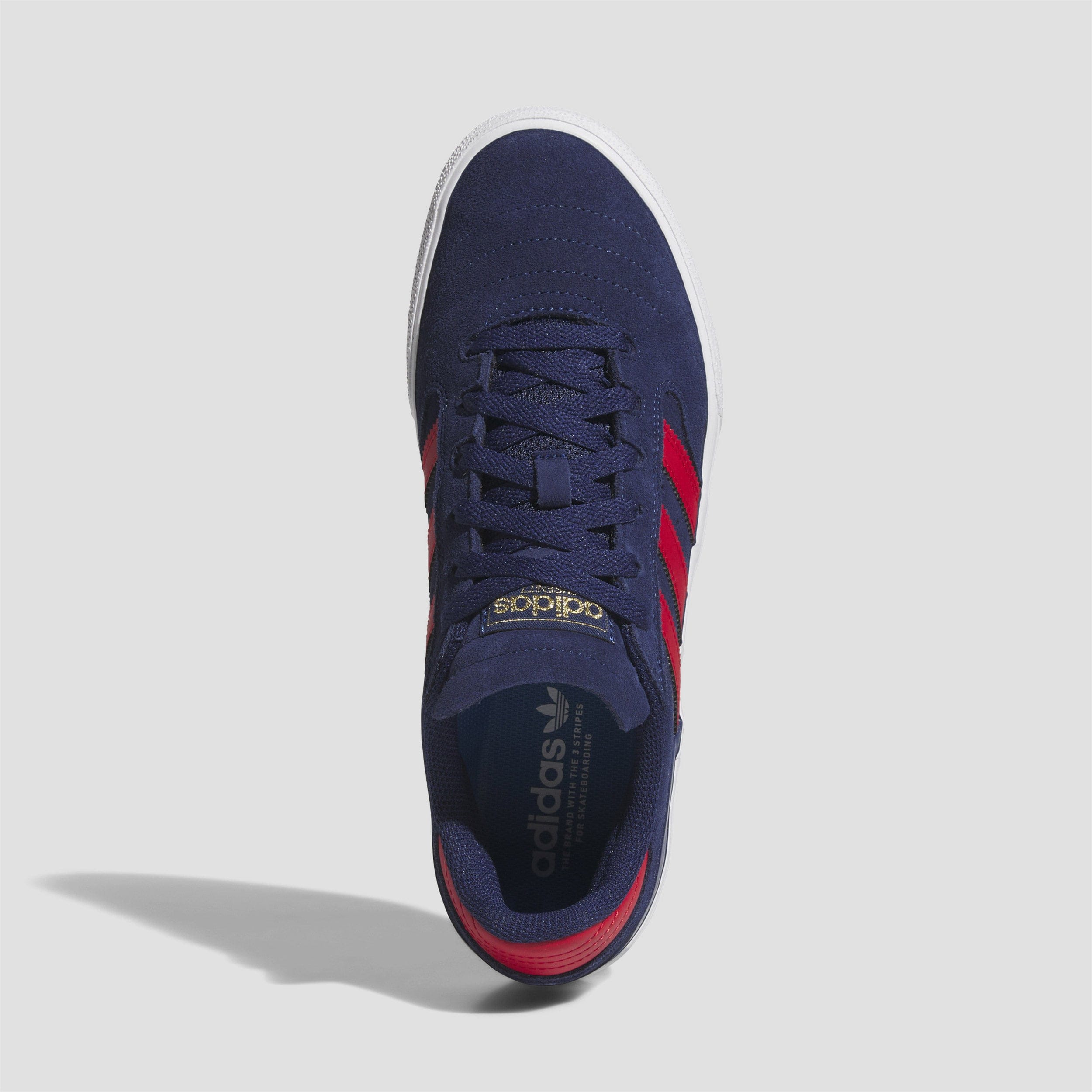 adidas Busenitz Vulc II Skate Shoes Dark Blue / Better Scarlet / Gold Metallic