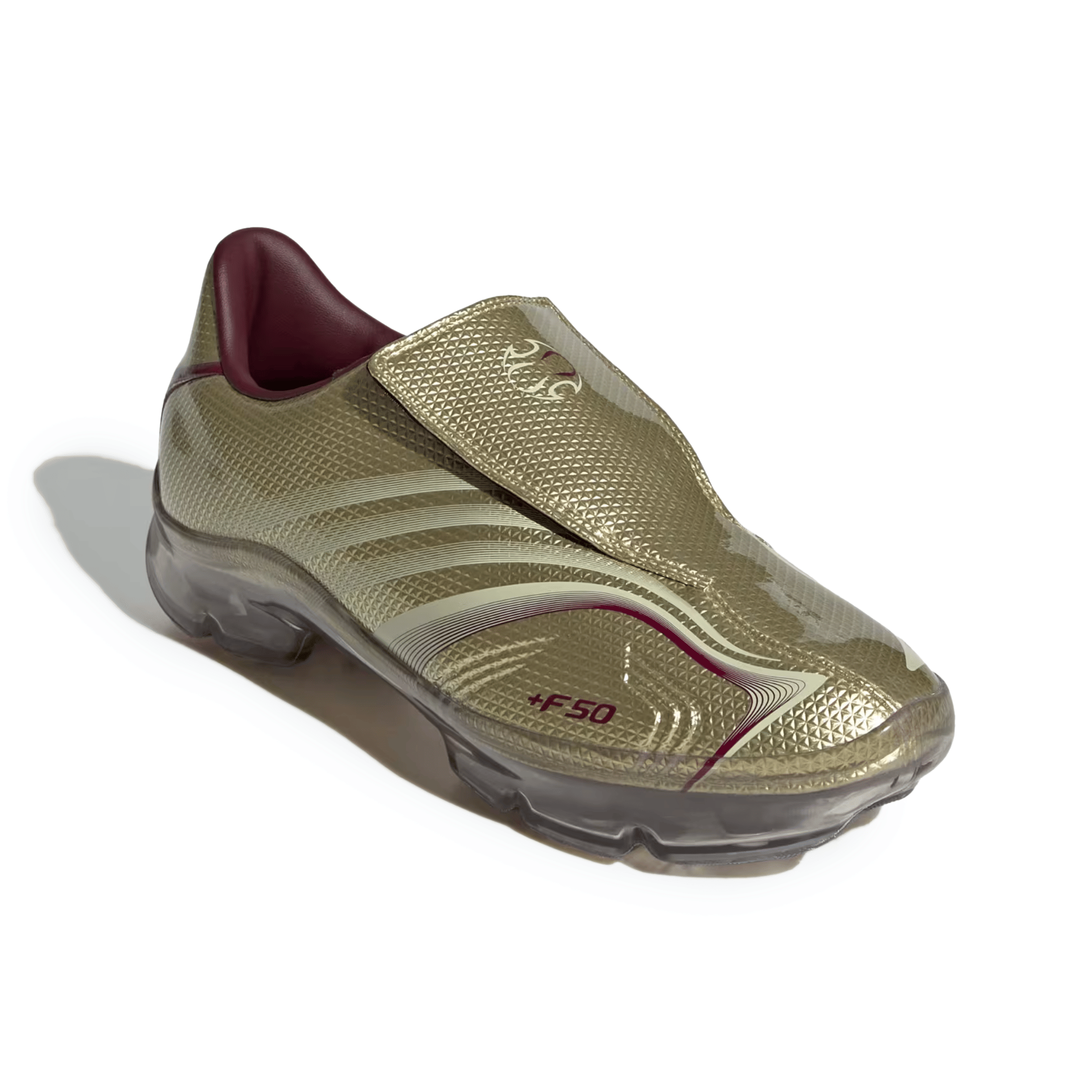 adidas Women's F50 Adiframe Gold Metallic/Ice Gold Metallic/Maroon