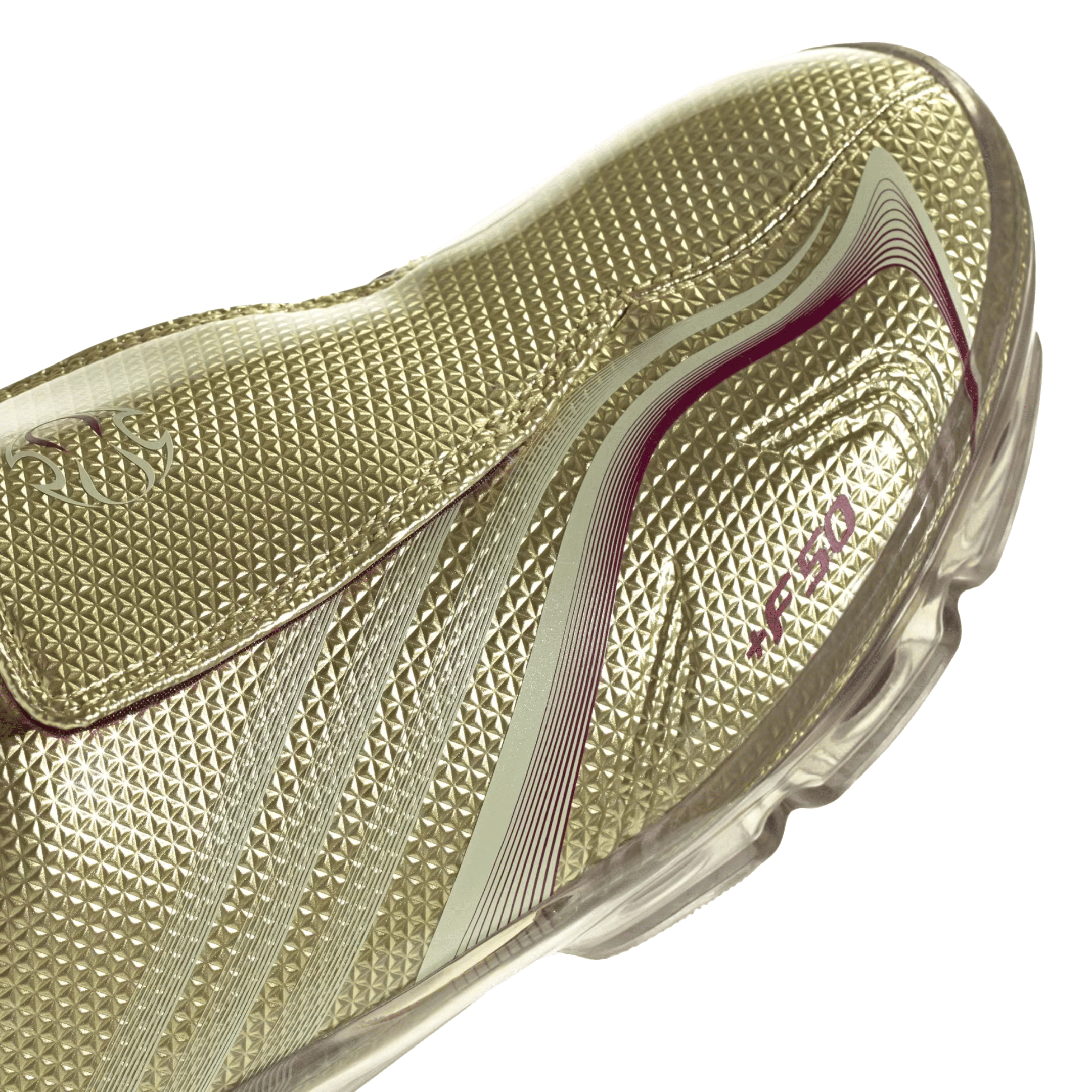 adidas Women's F50 Adiframe Gold Metallic/Ice Gold Metallic/Maroon