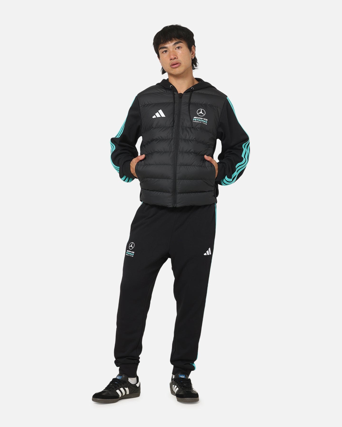 adidas Mercedes - AMG Petronas Formula 1 Team DNA Puffer Jacket Black