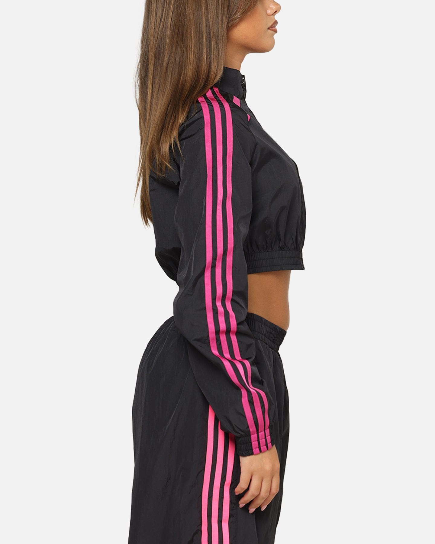adidas Women's Teamgeist Track Top Jacket Black/Pink