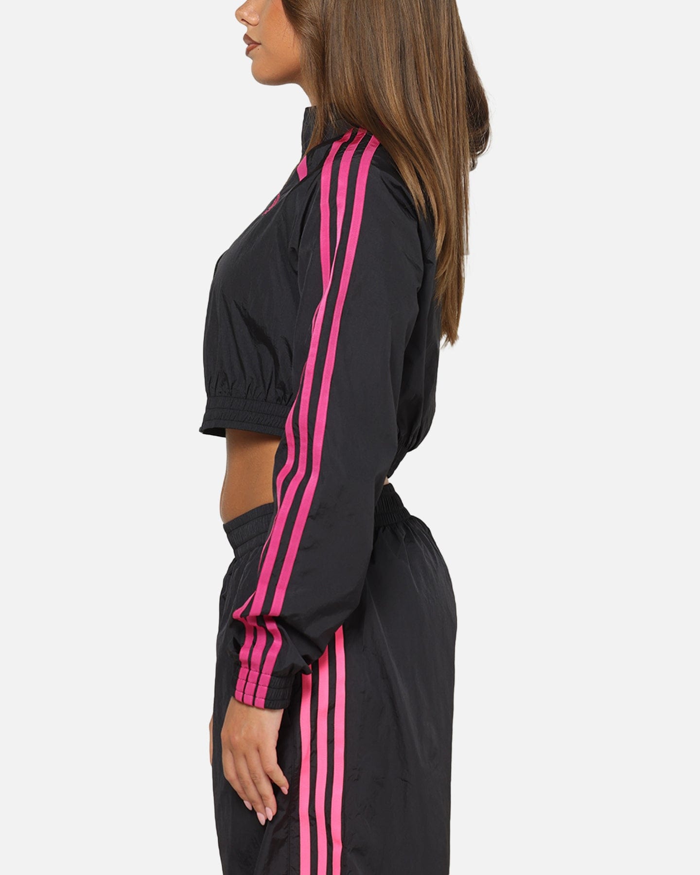 adidas Women's Teamgeist Track Top Jacket Black/Pink