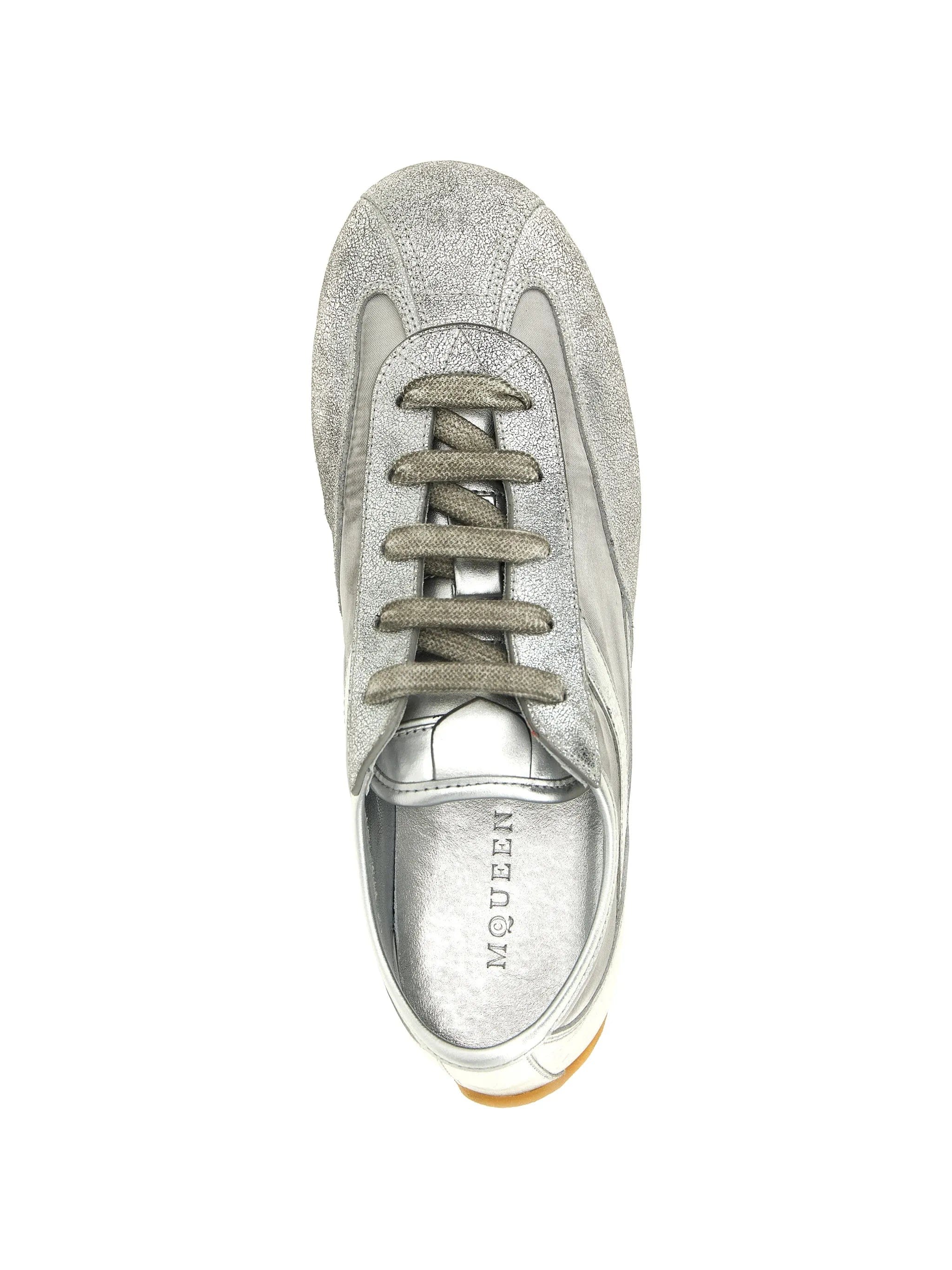 Alexander McQueen embossed - logo sneakers