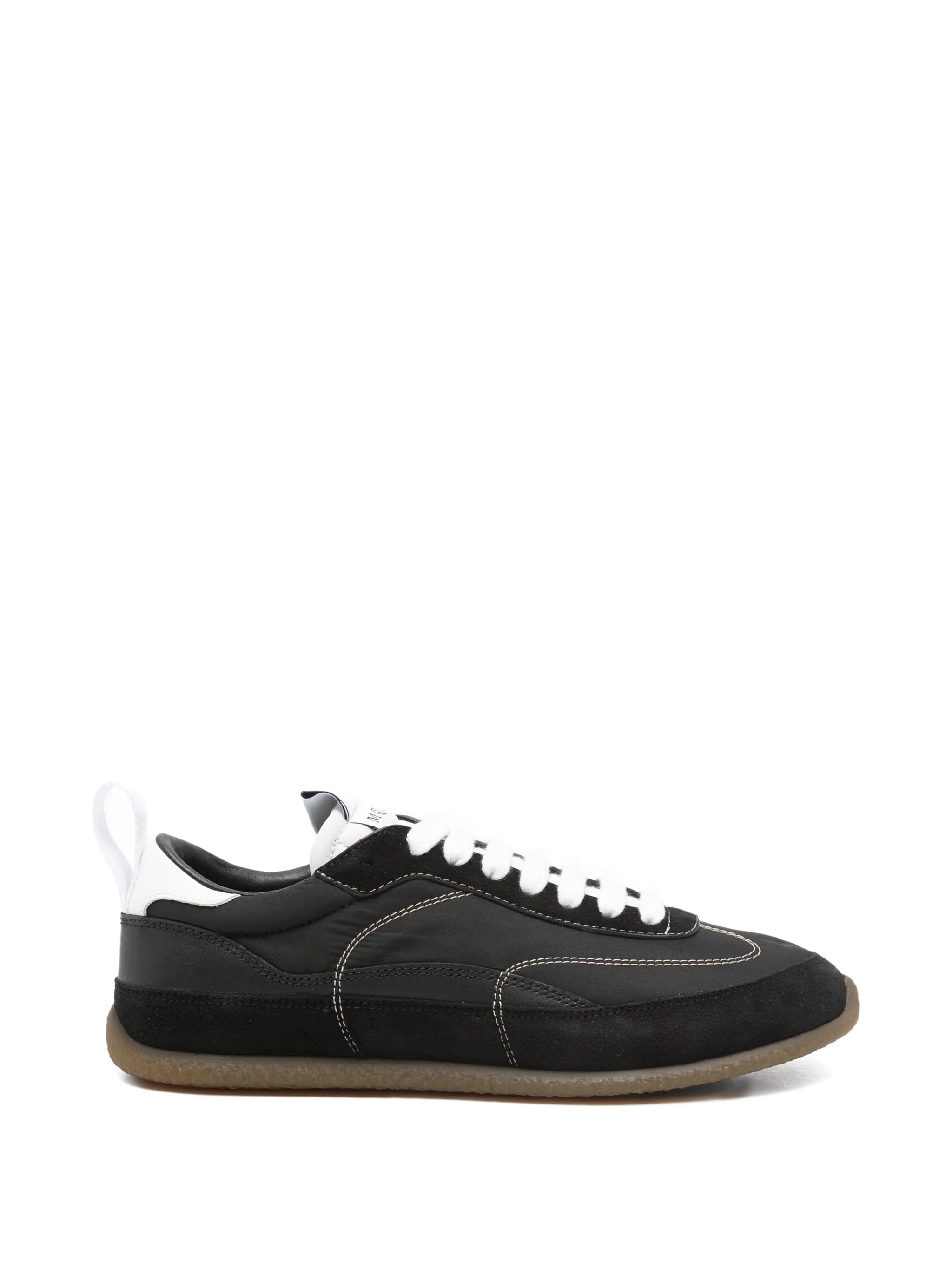Alexander McQueen EC1 panelled top - stitched sneakers