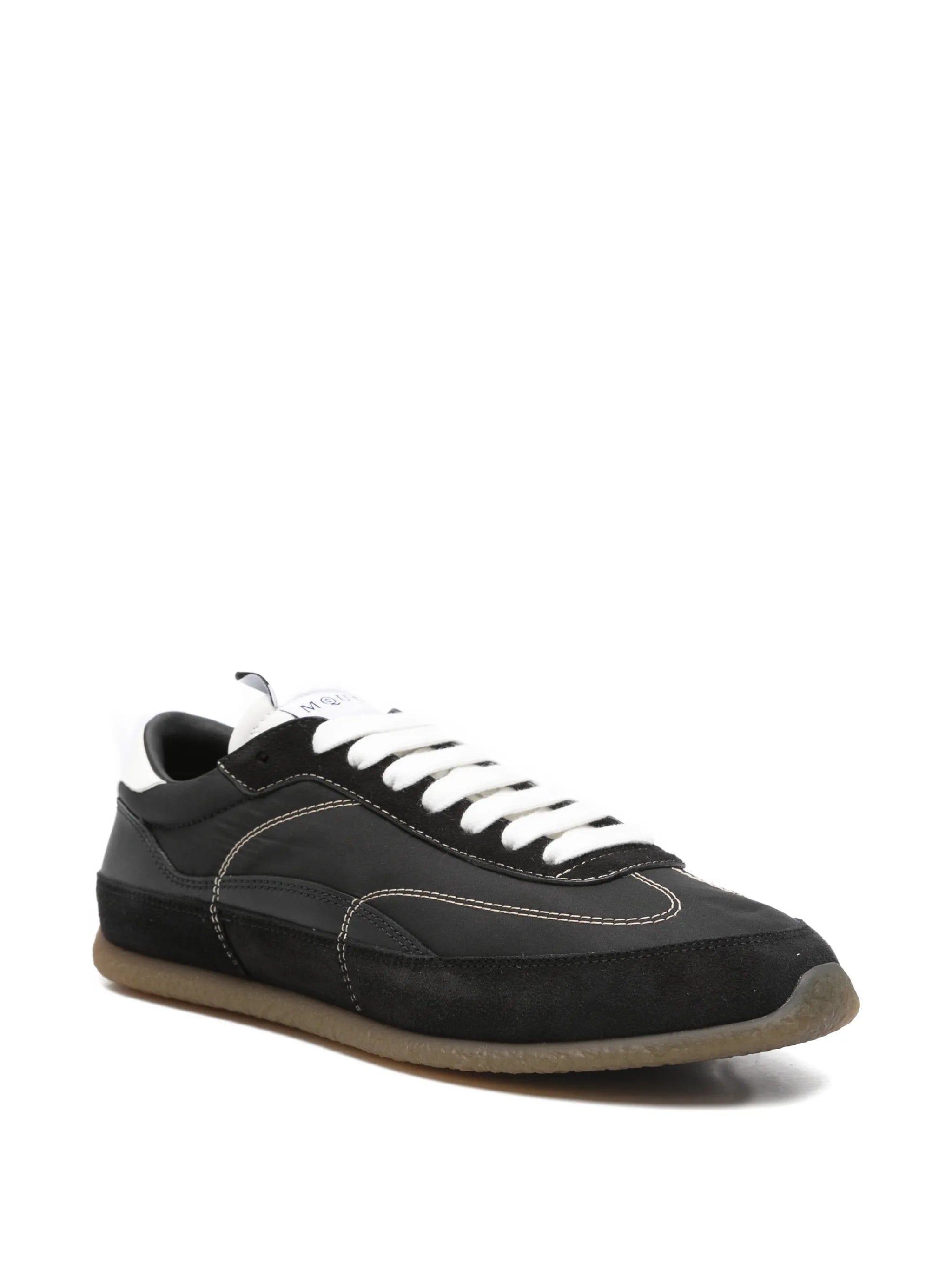 Alexander McQueen EC1 panelled top - stitched sneakers