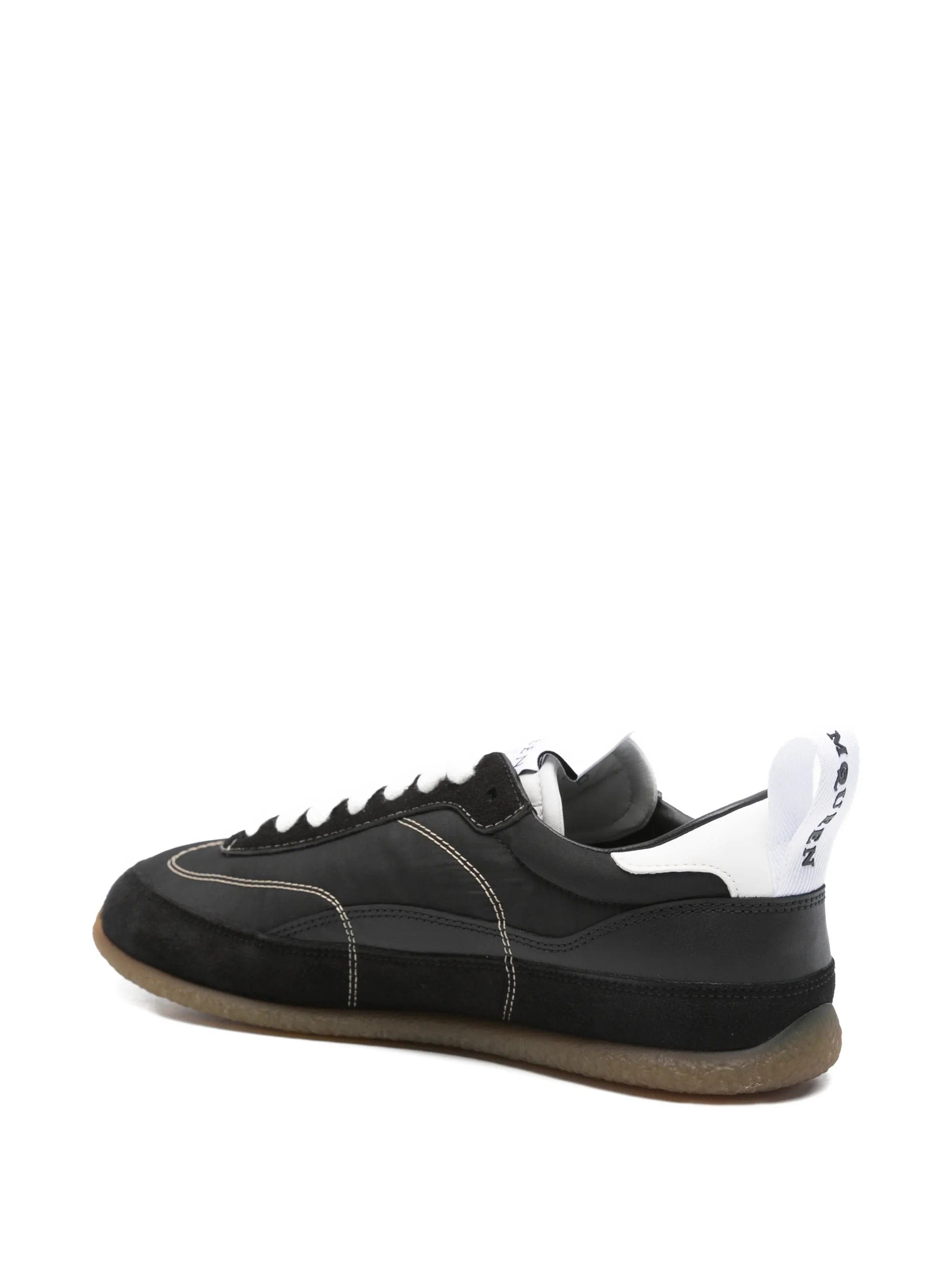 Alexander McQueen EC1 panelled top - stitched sneakers