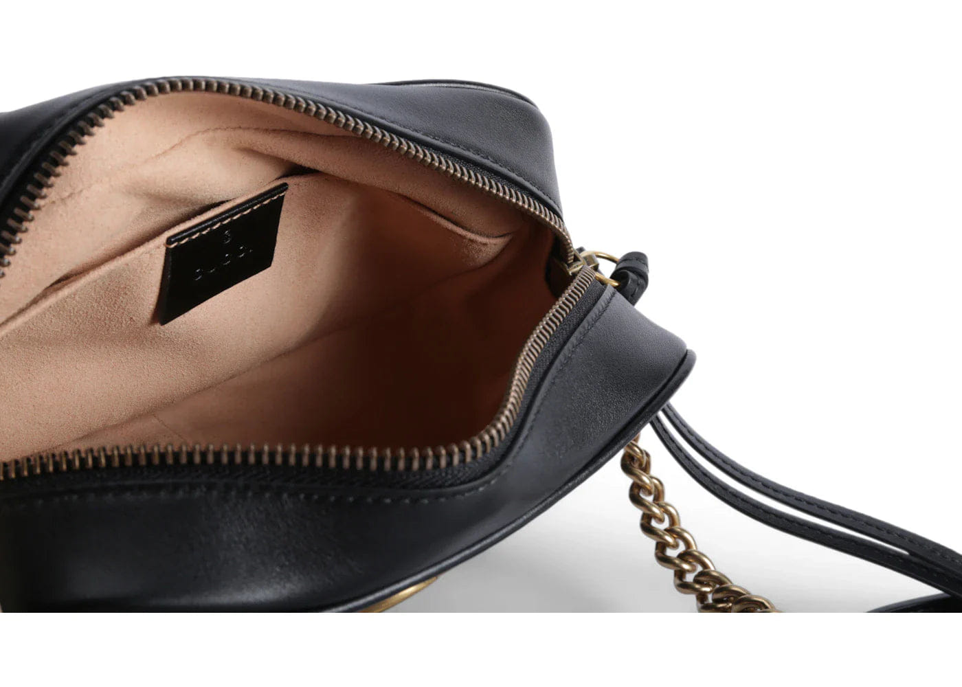 Gucci Gg Marmont Camera Bag Matelasse Mini Black