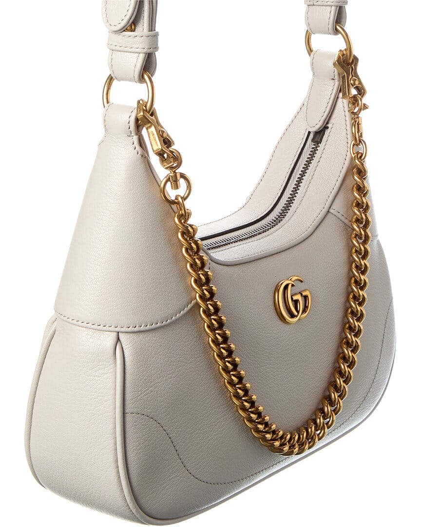 Gucci Dnu Inv Gucci Gg Logo Leather Hobo Bag