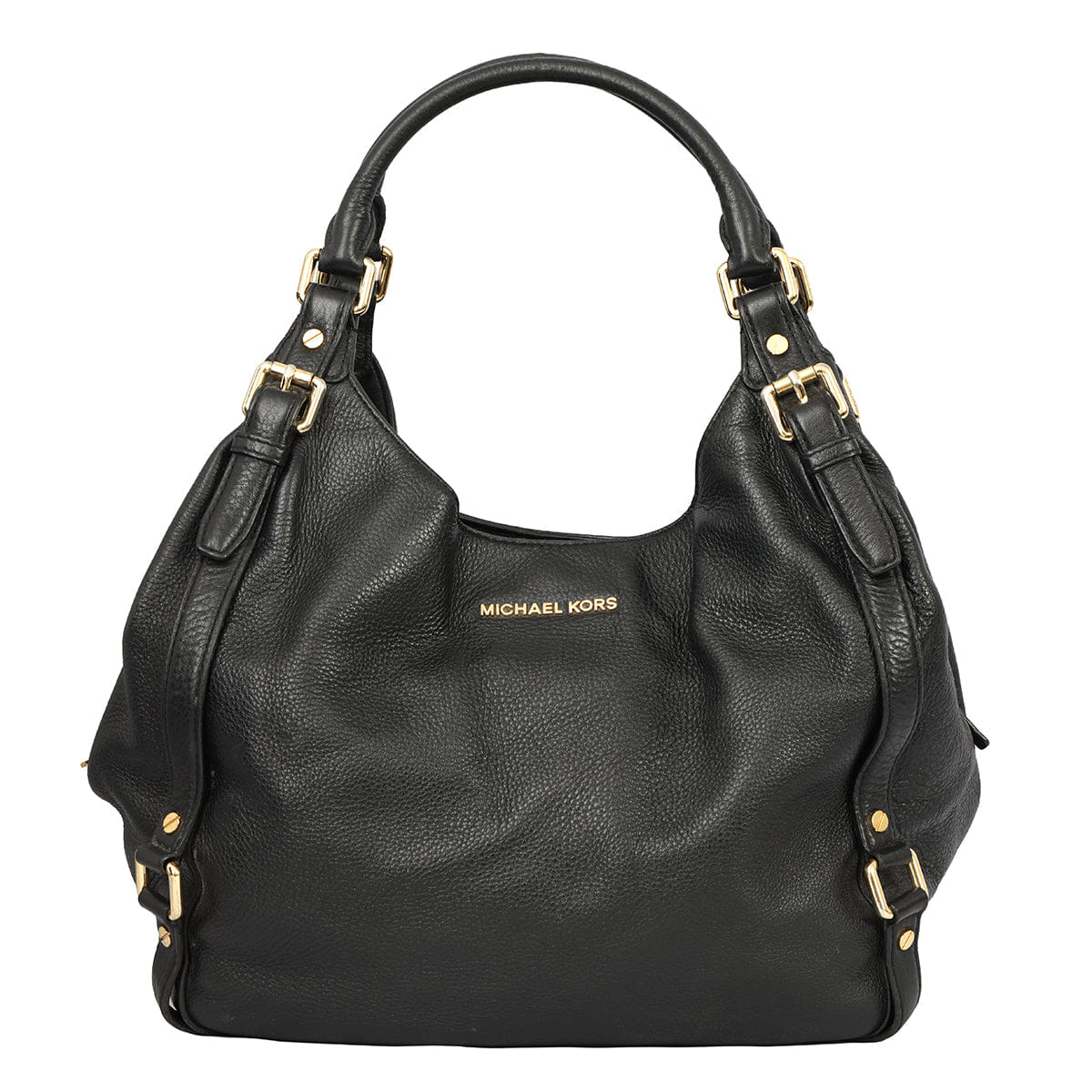 MICHAEL KORS BLACK BEDFORD HOBO BAG