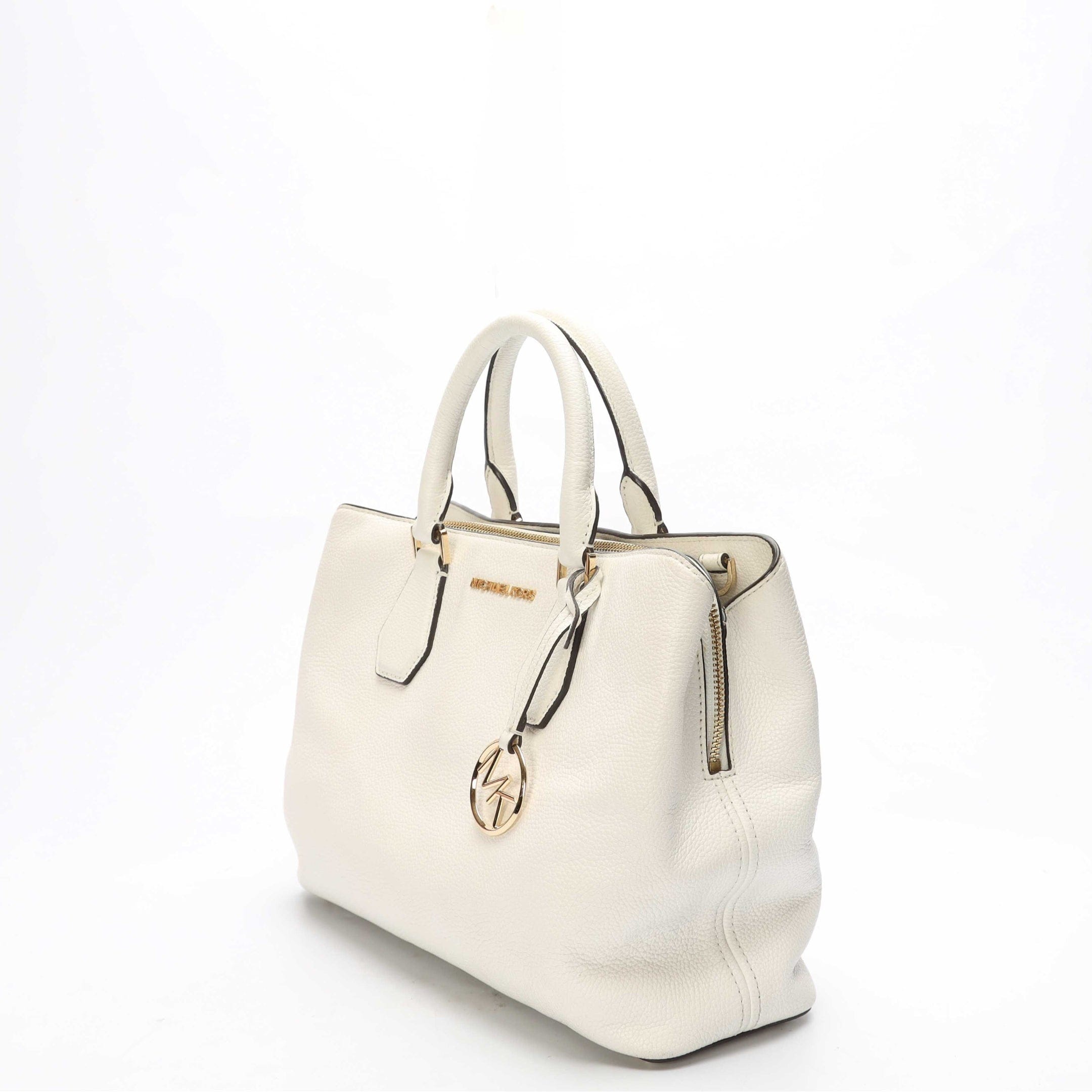 Michael Kors Camille White Satchel