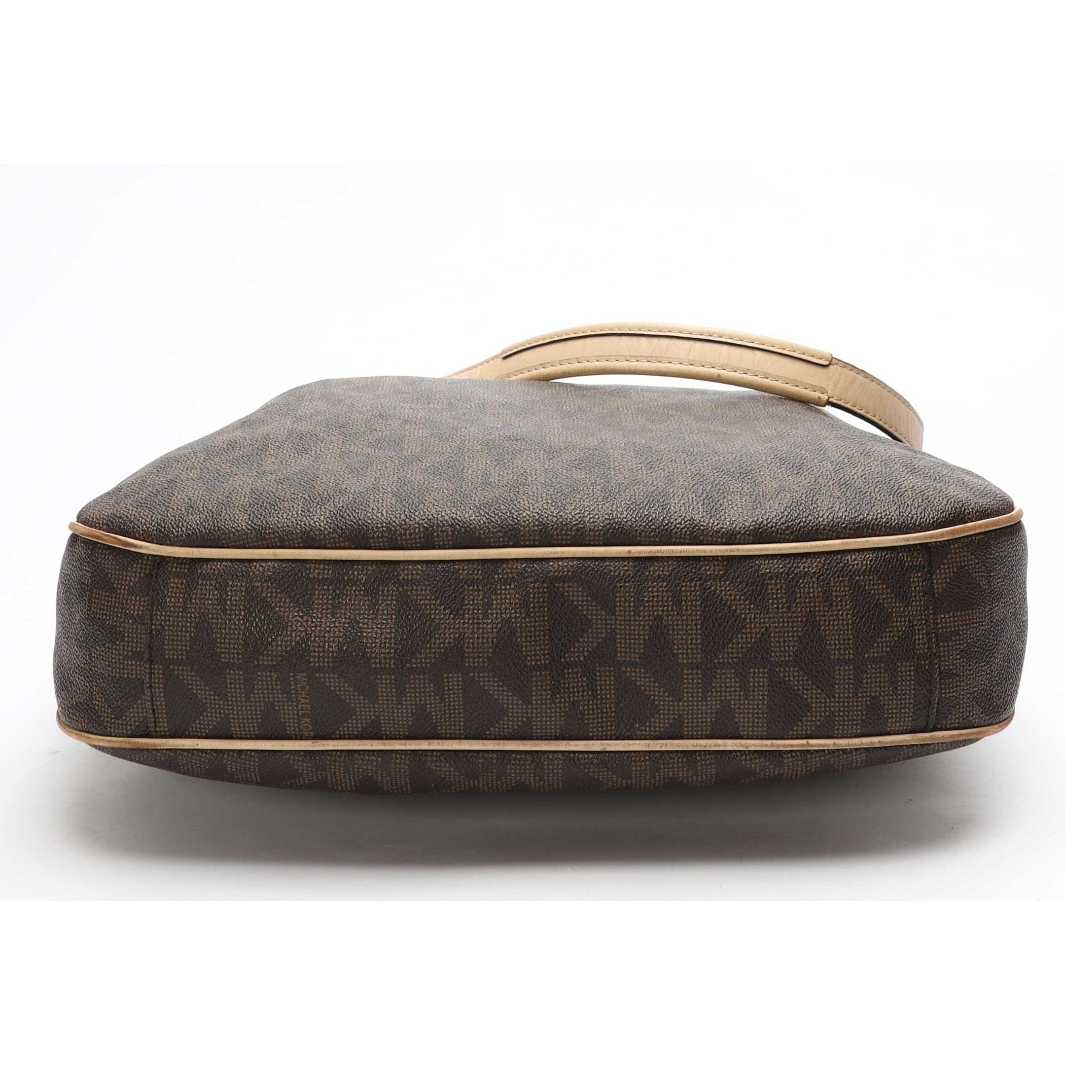 Michael Kors Signature Coated Canvas Jet Set Hobo