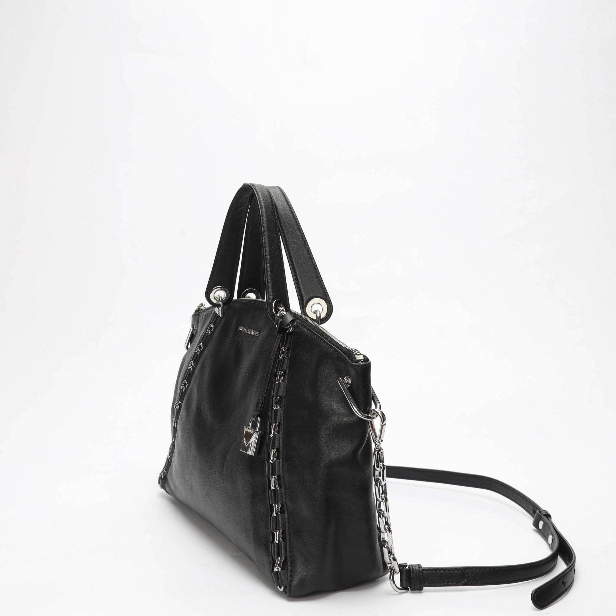 Michael Kors Black Sadie Cross Body Satchel