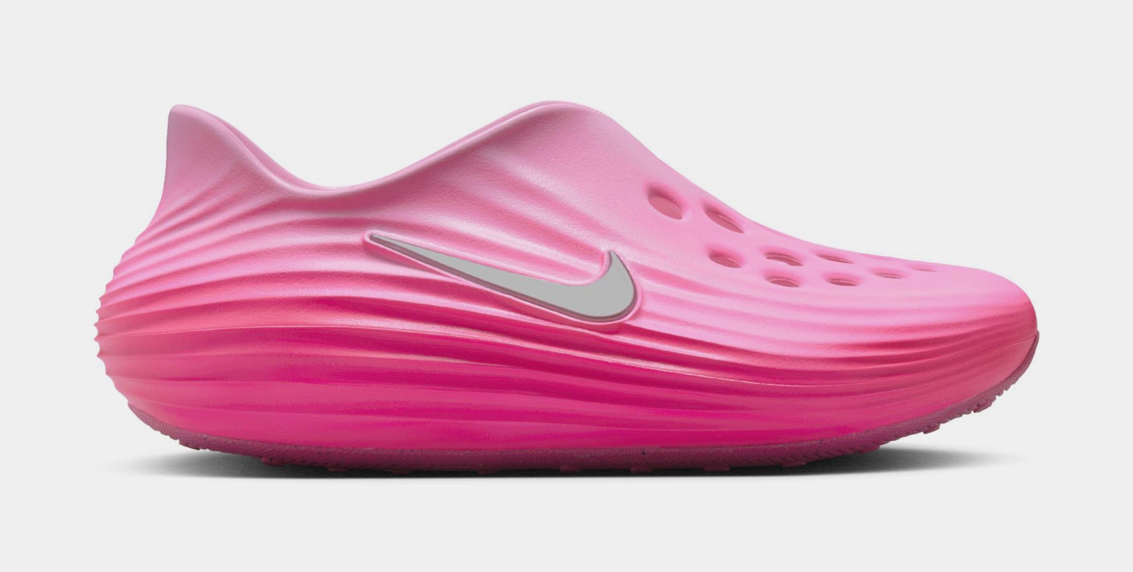 Nike ReactX Rejuven8 Grade School Sandals (Pinksicle/Pink Foam/Metallic Silver)