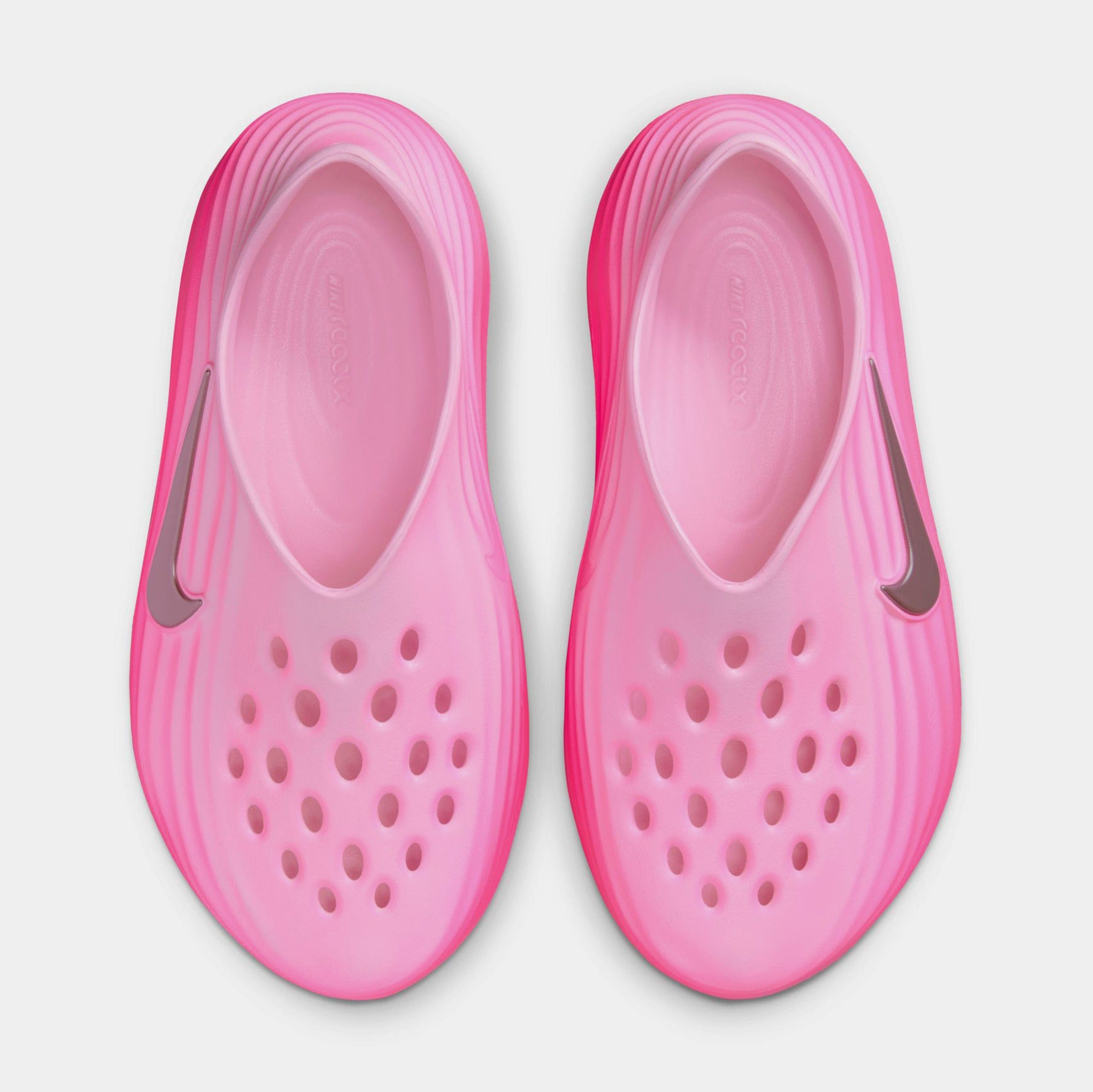Nike ReactX Rejuven8 Grade School Sandals (Pinksicle/Pink Foam/Metallic Silver)