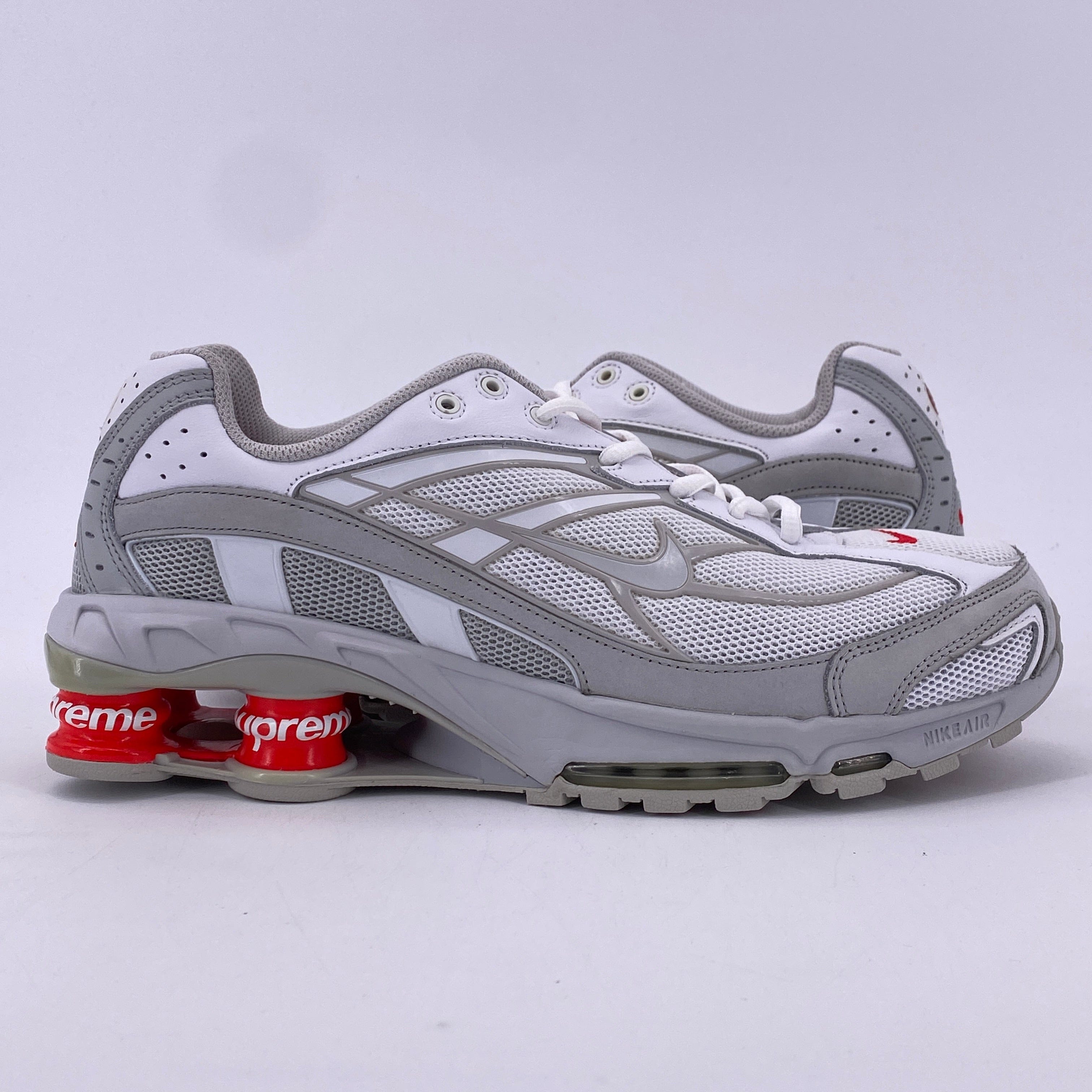 Nike Shox Ride 2 SP Supreme White 2022 New (Cond) Size 9.5
