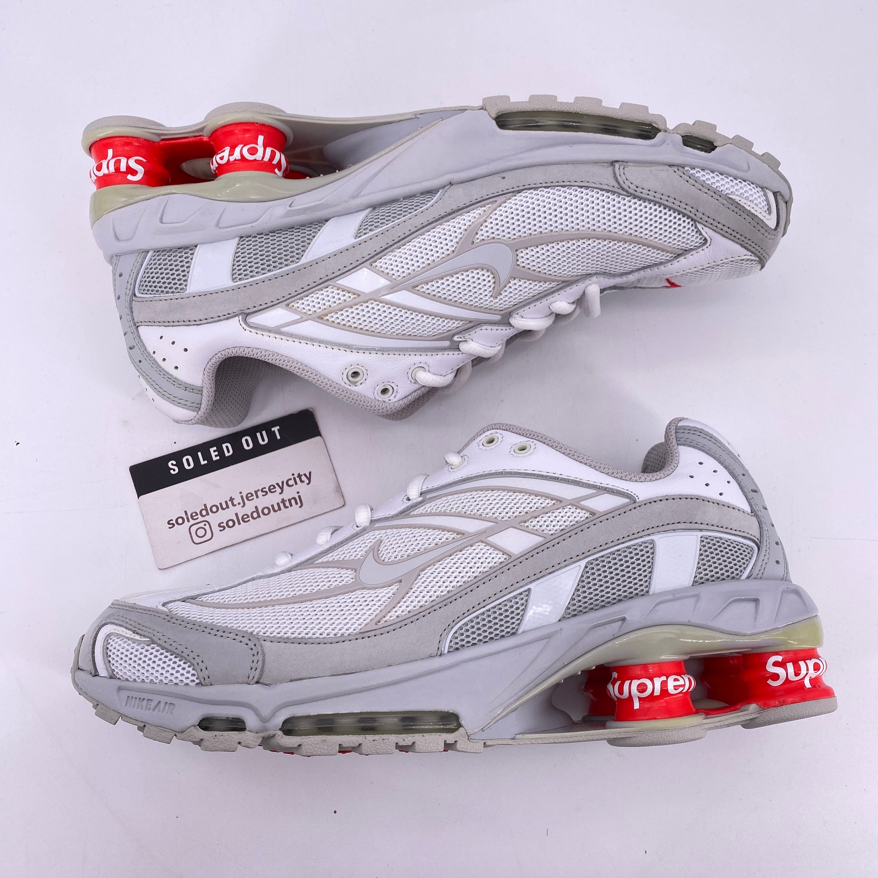Nike Shox Ride 2 SP Supreme White 2022 New (Cond) Size 9.5
