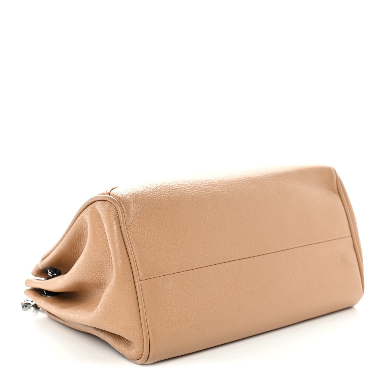 Chanel Caviar Quilted Mini Accordion Flap Beige