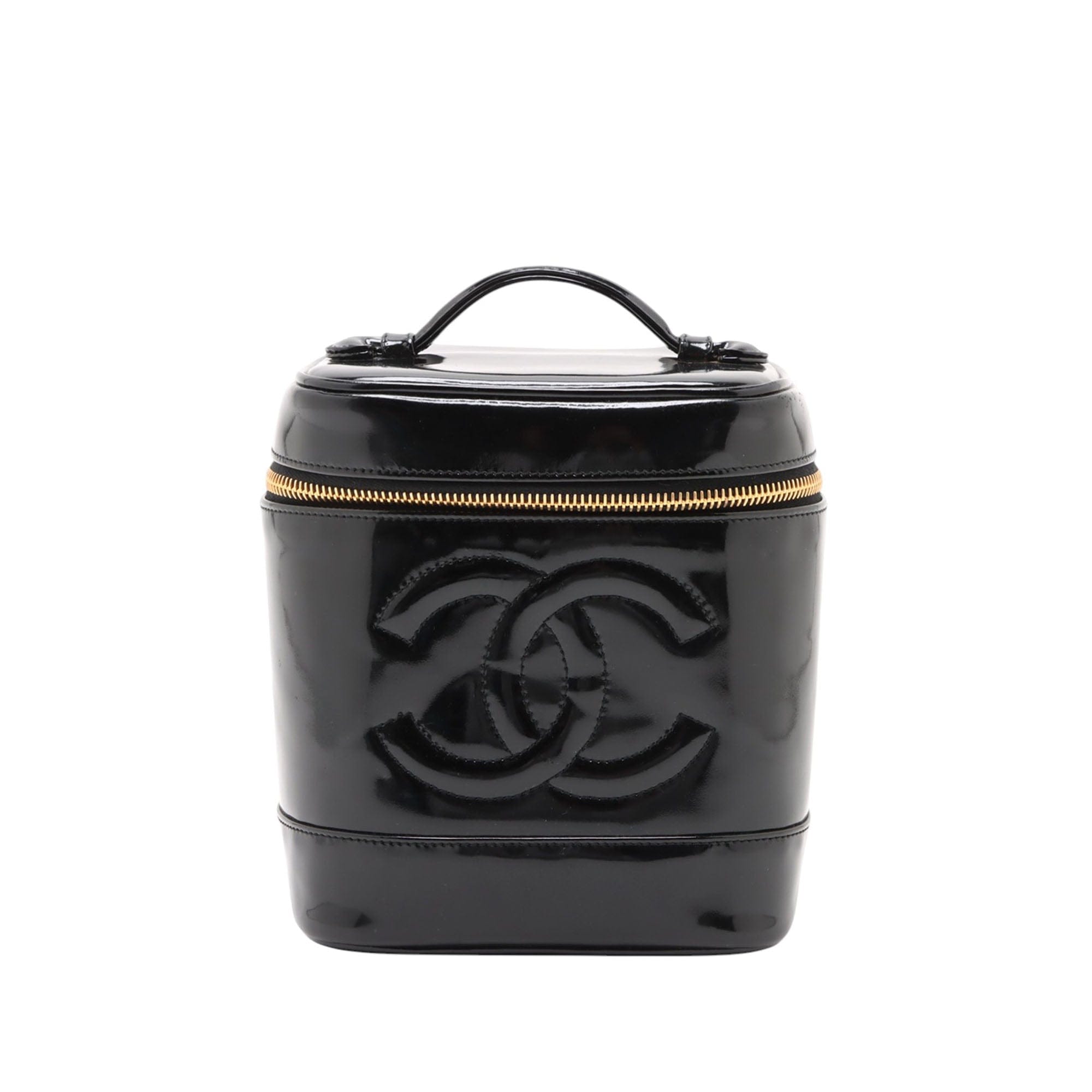 Chanel CC Patent Vanity Bag