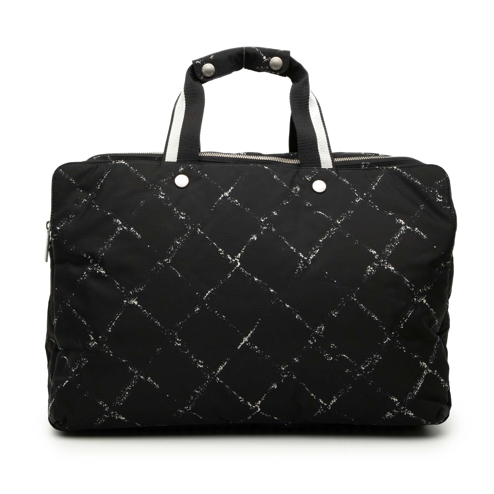 Chanel Old Travel Line Nylon Travel Bag