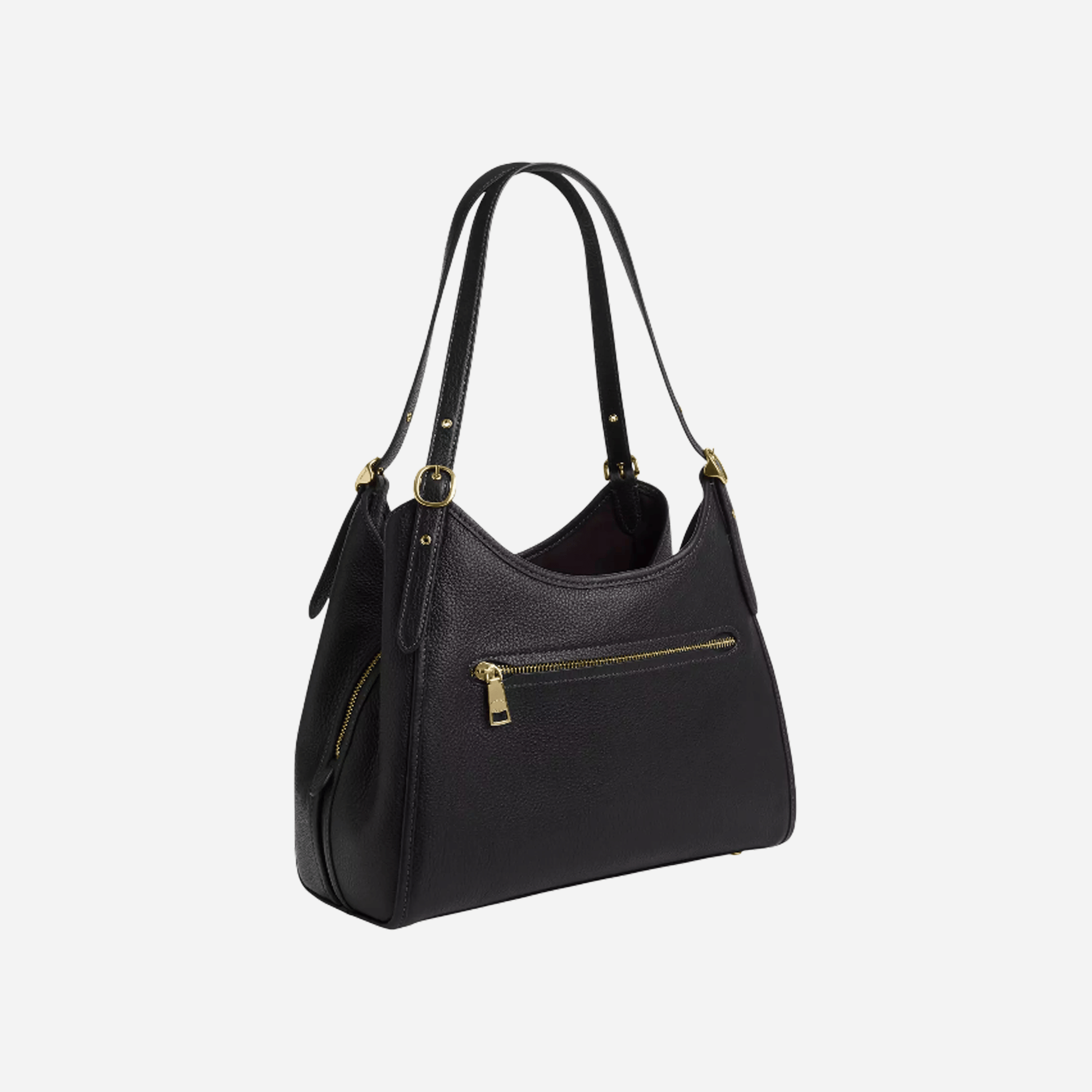 Coach Erin Shoulder Bag Pebbled Leather/Gold/Black
