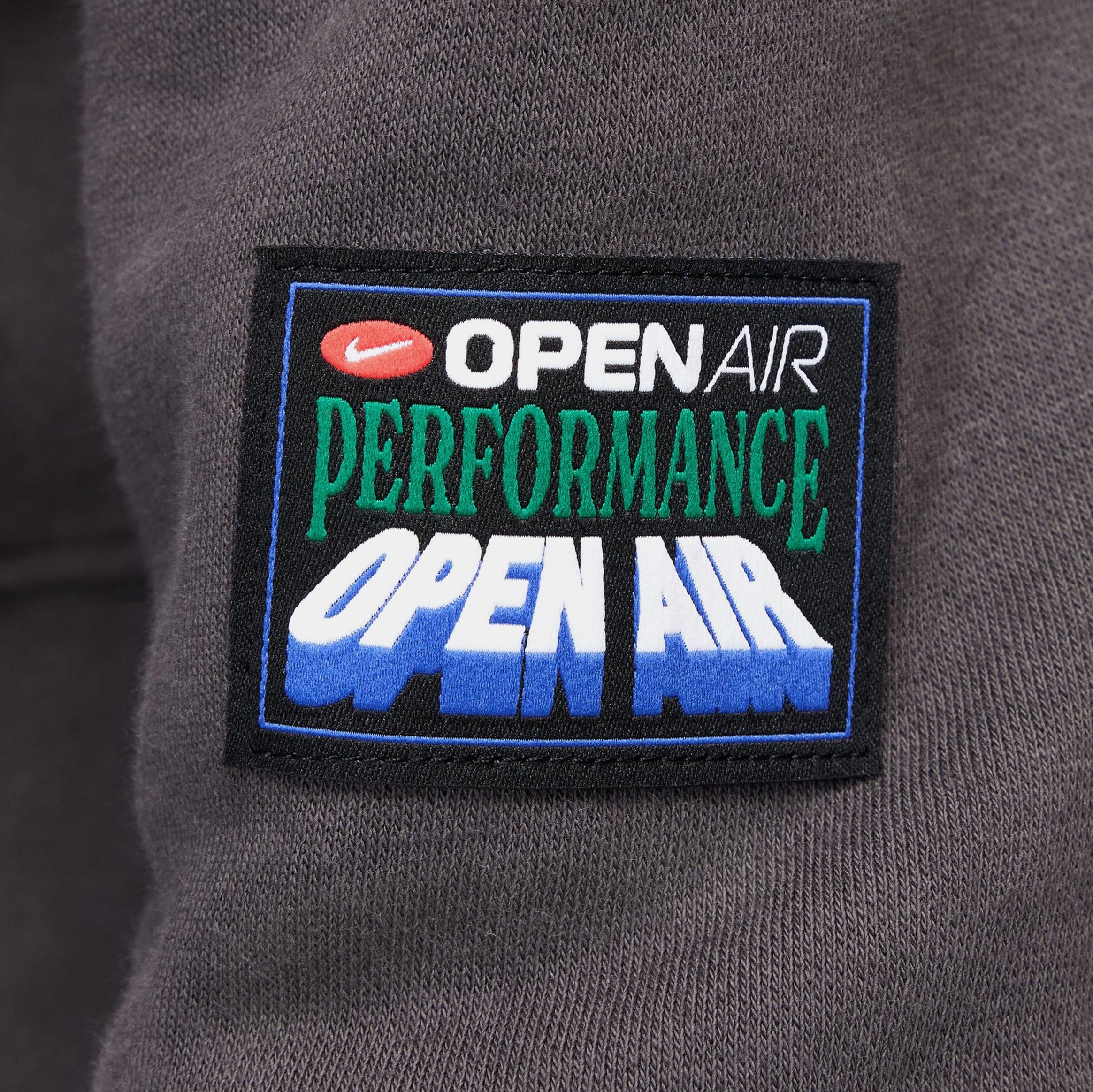 Nike NSW Club Open Air Pullover Mens Hoodie (Grey/Brown)