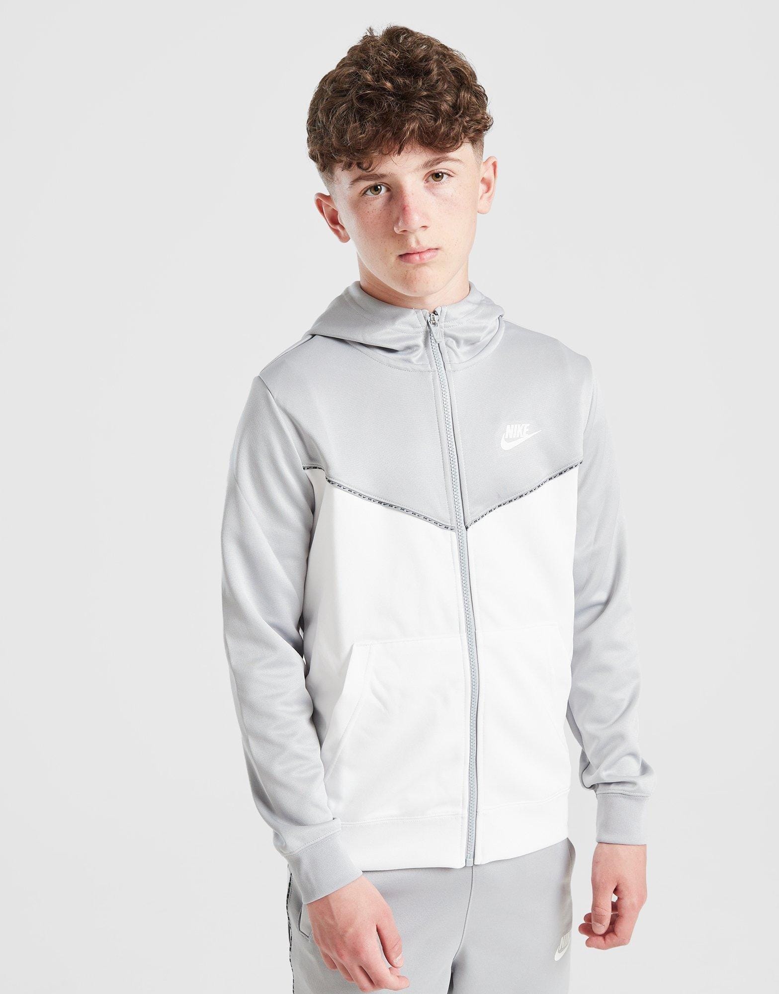 Nike Tape Poly Full Zip Hoodie Junior's
