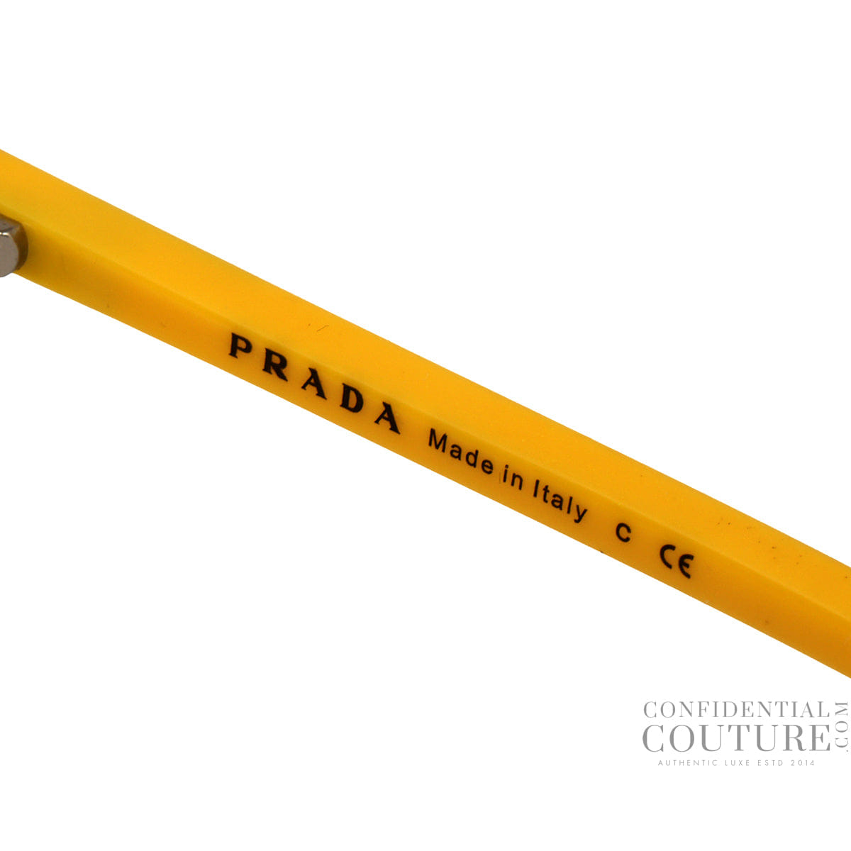 Prada SPR 09 Yellow Frame Aviators