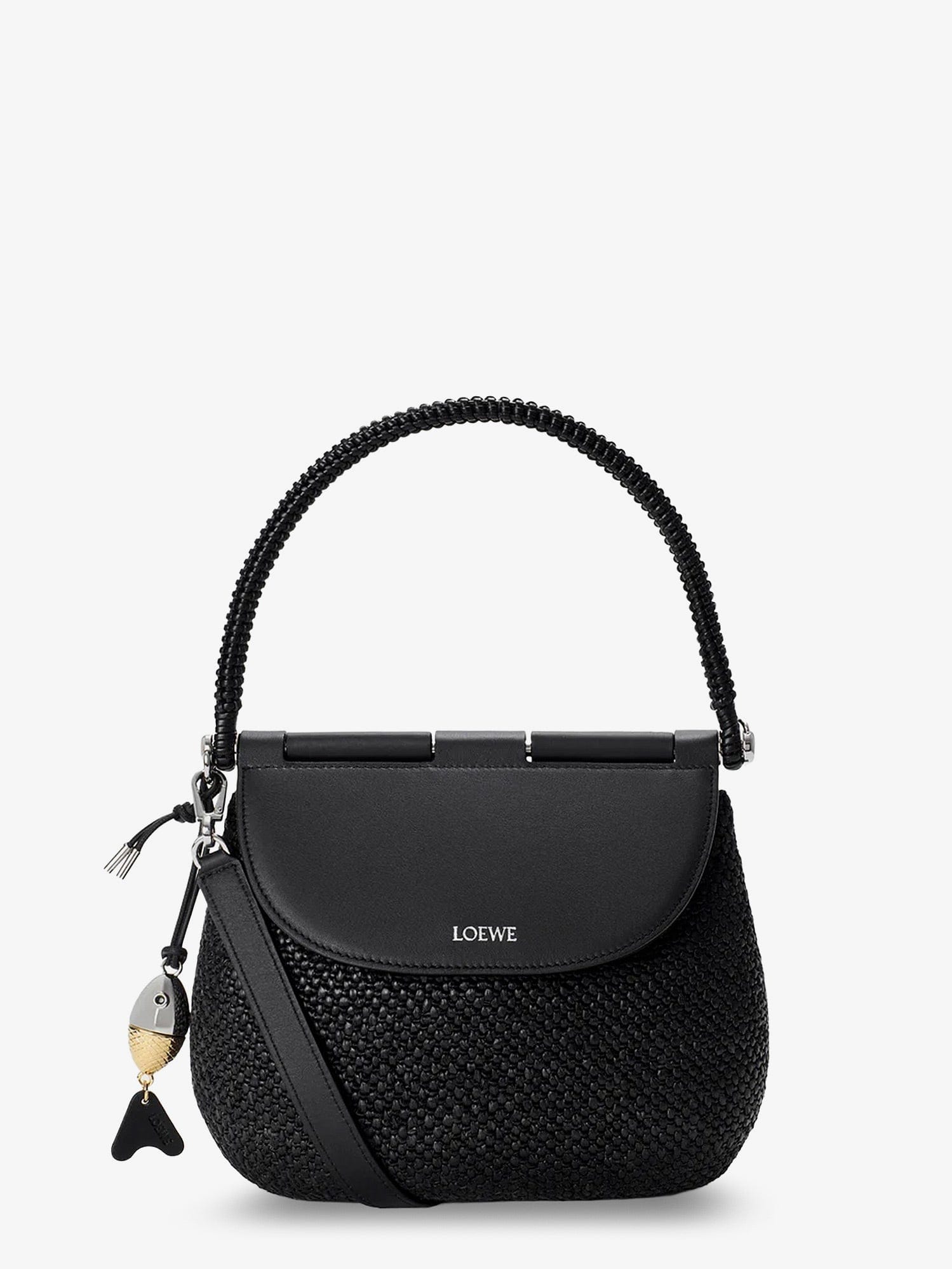 Loewe Paula's Ibiza - Pescador raffia and leather handbag