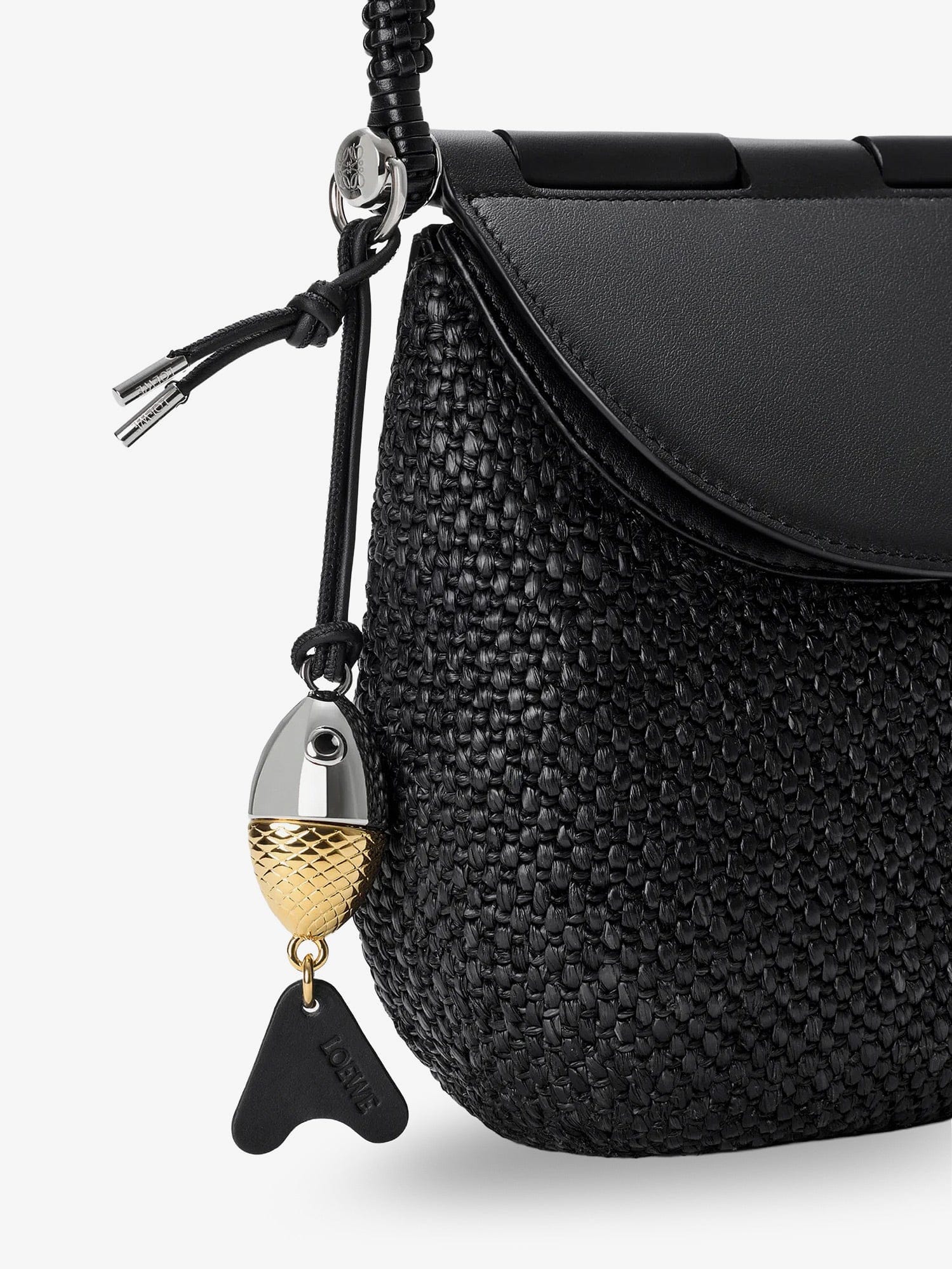 Loewe Paula's Ibiza - Pescador raffia and leather handbag