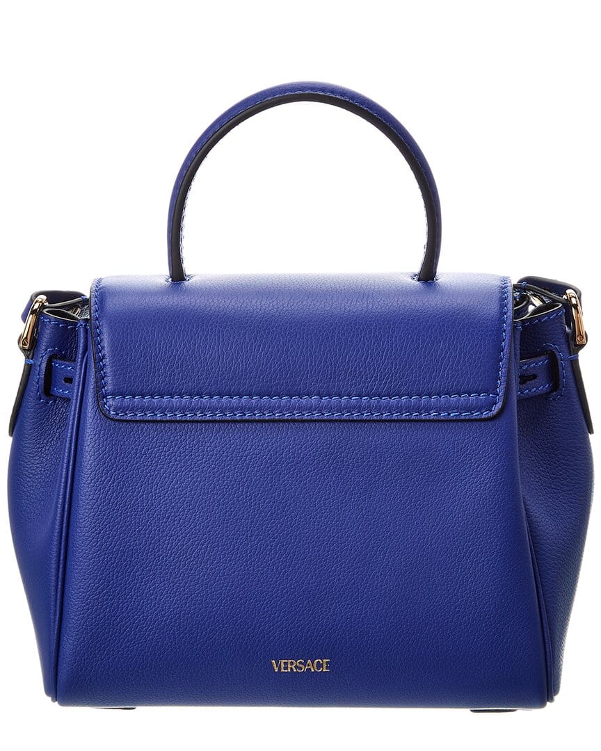 Versace La Medusa Leather Shoulder Bag