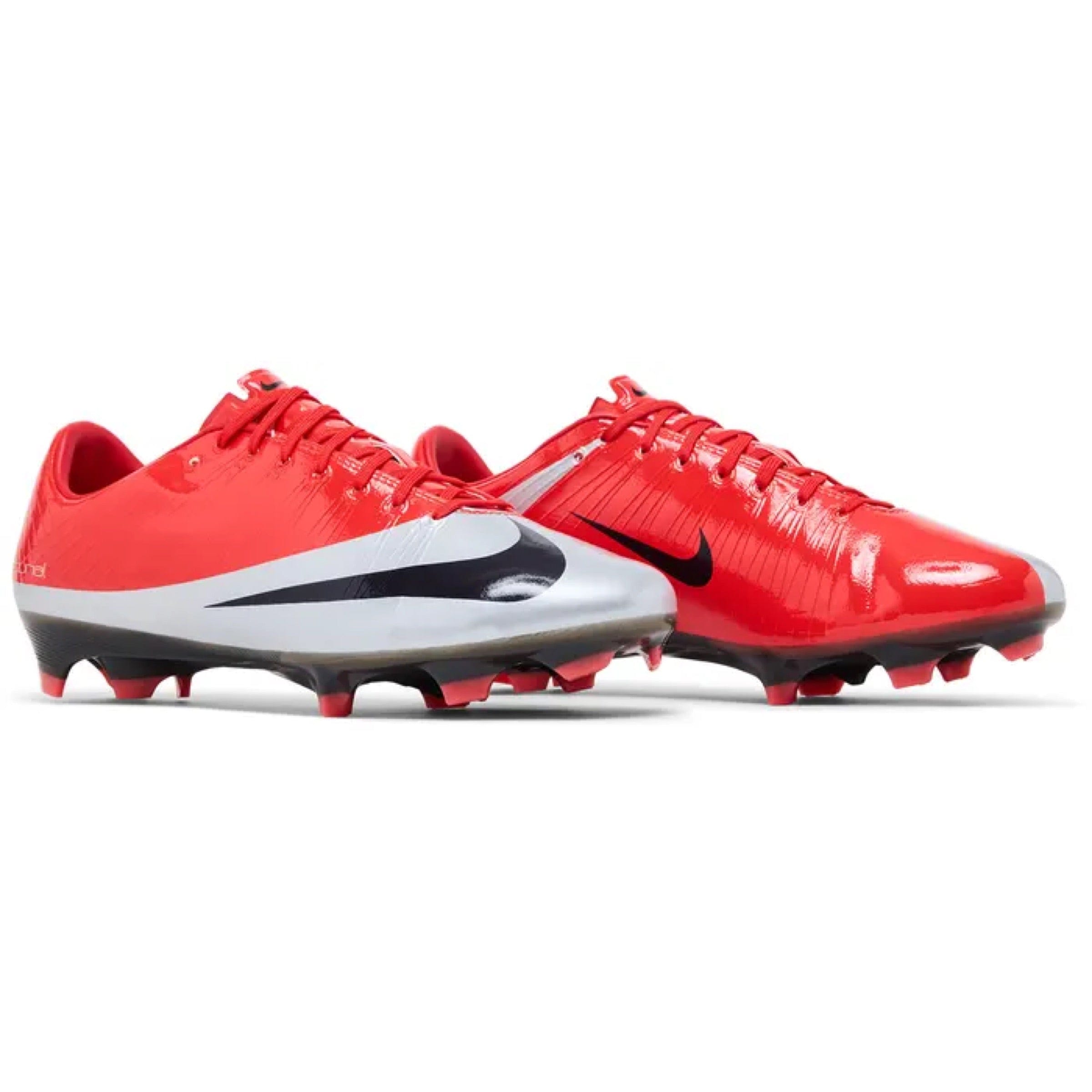 Nike Zoom Mercurial Vapor Superfly 1 RGN FG SE CR7 Max Orange Metallic Silver