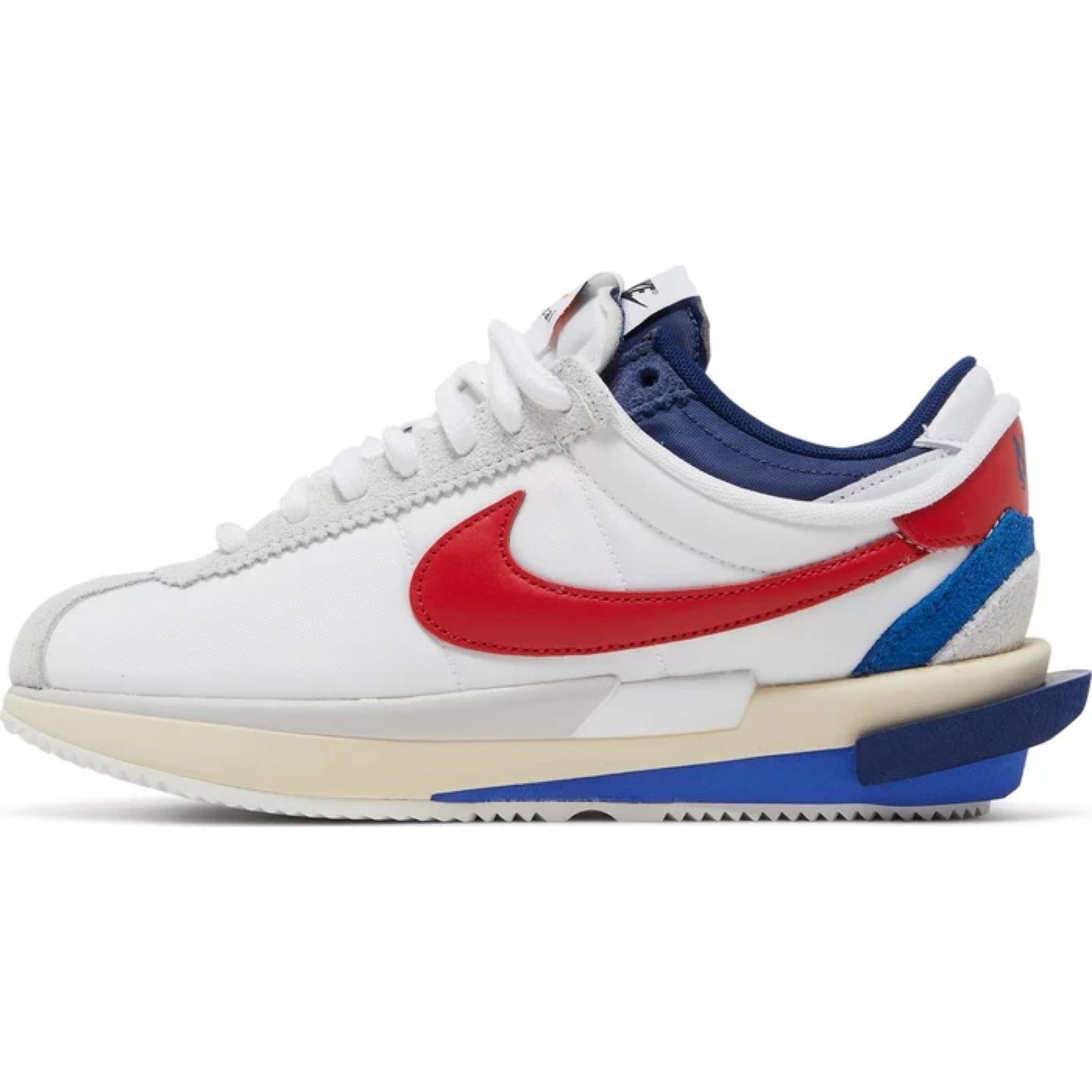 Nike Sacai x Nike Zoom Cortez SP White University Red Blue
