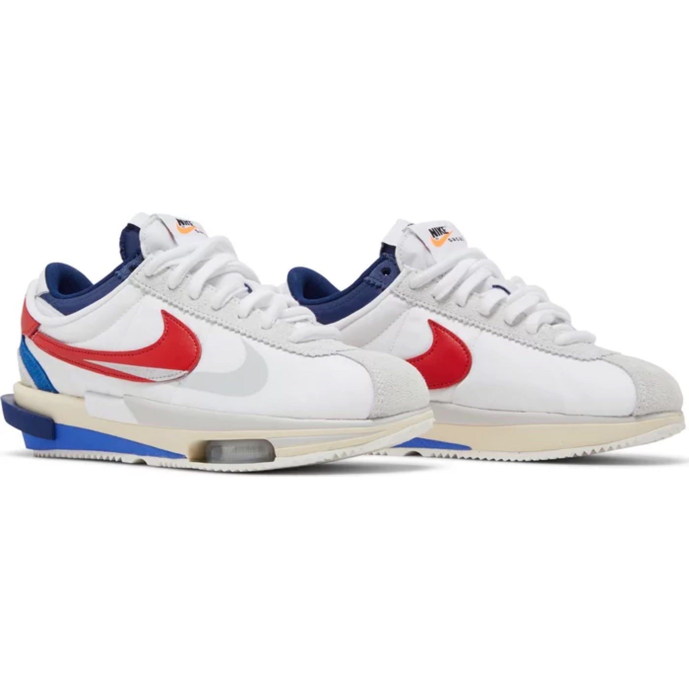 Nike Sacai x Nike Zoom Cortez SP White University Red Blue